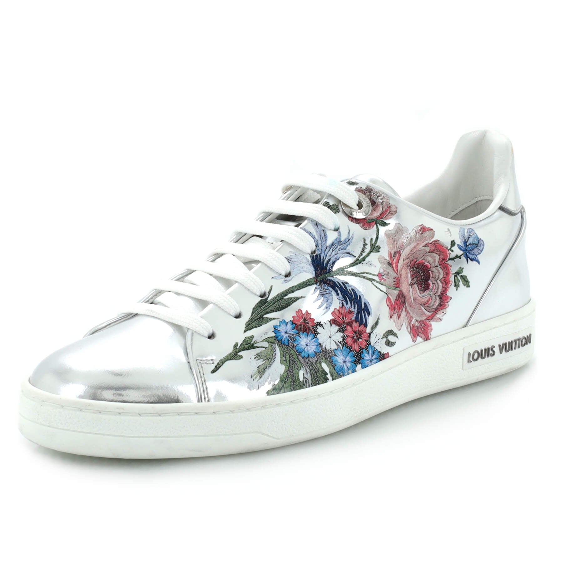 Women's FrontRow Sneakers Floral Leather