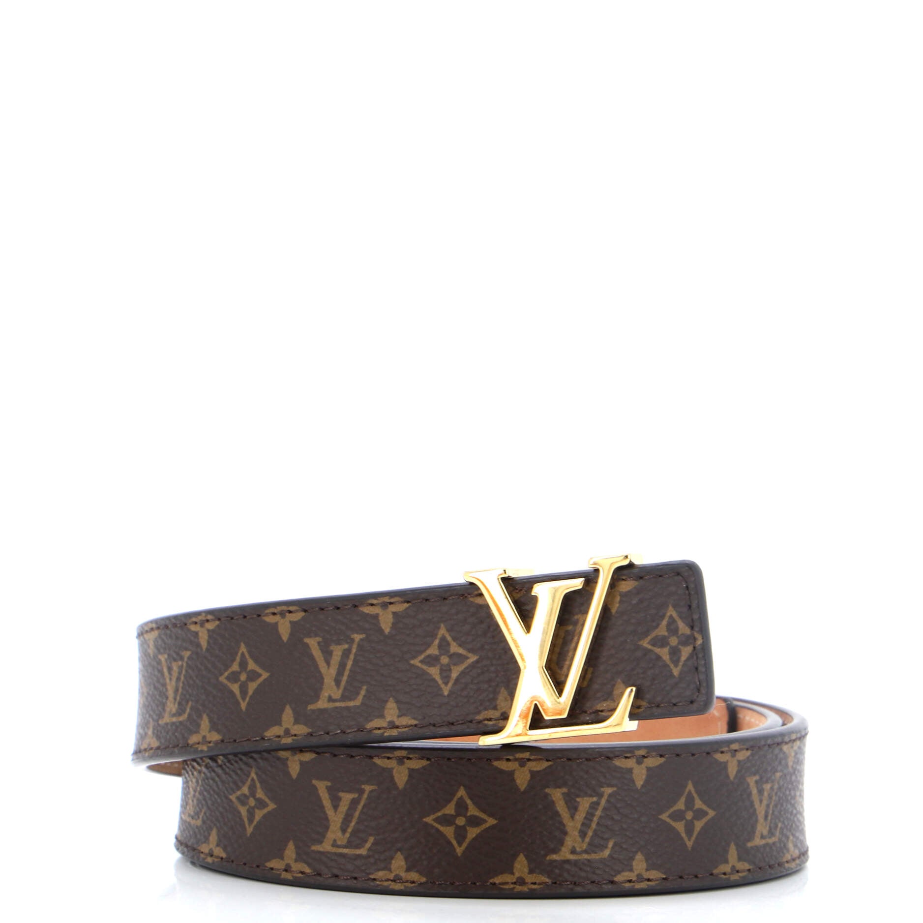 LV Initiales Belt Monogram Canvas Thin 75