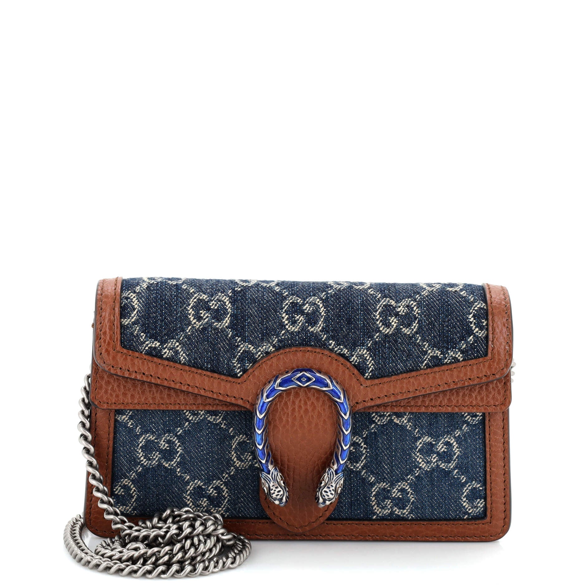 Dionysus Bag GG Denim Super Mini