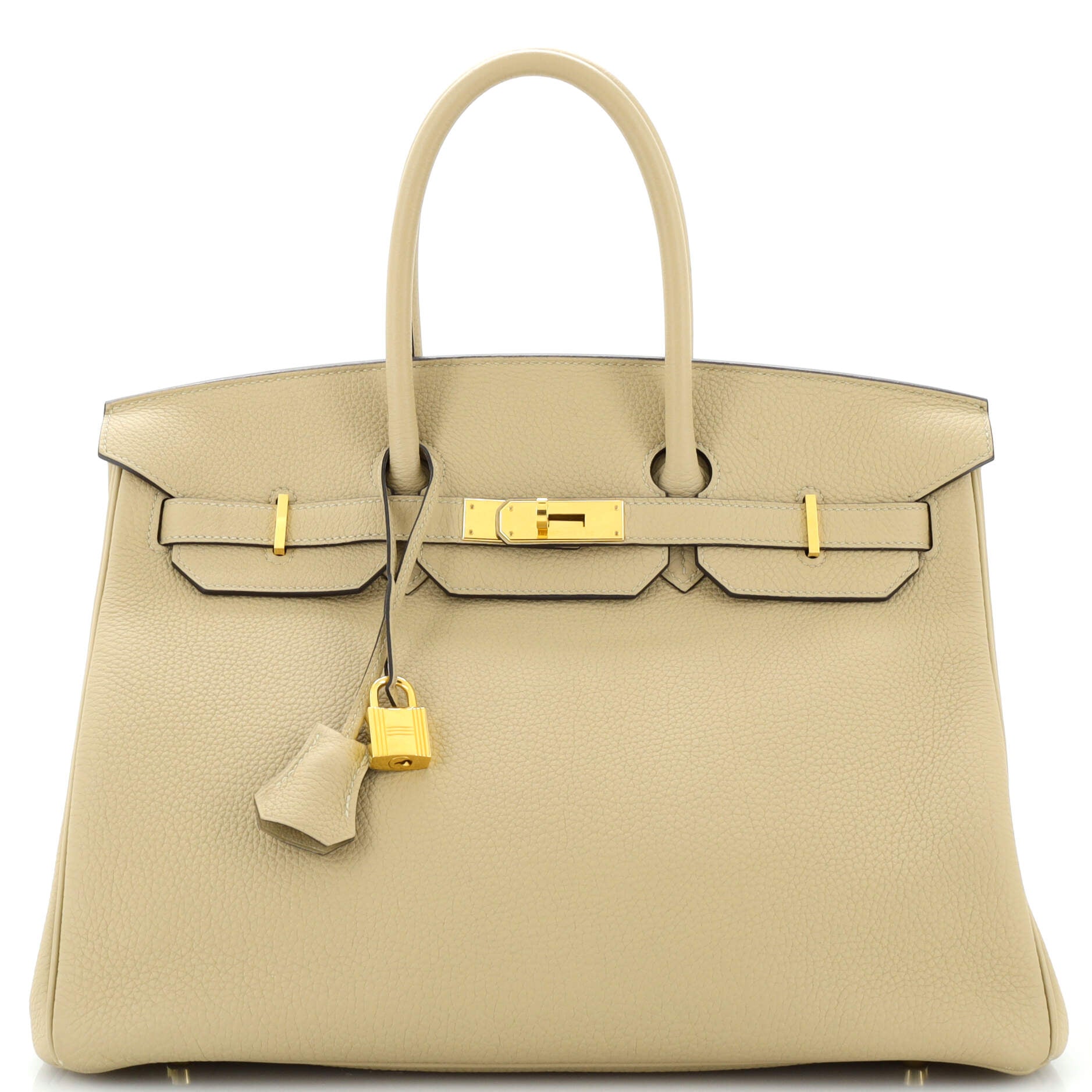 Birkin Handbag Light Togo with Gold Hardware 35