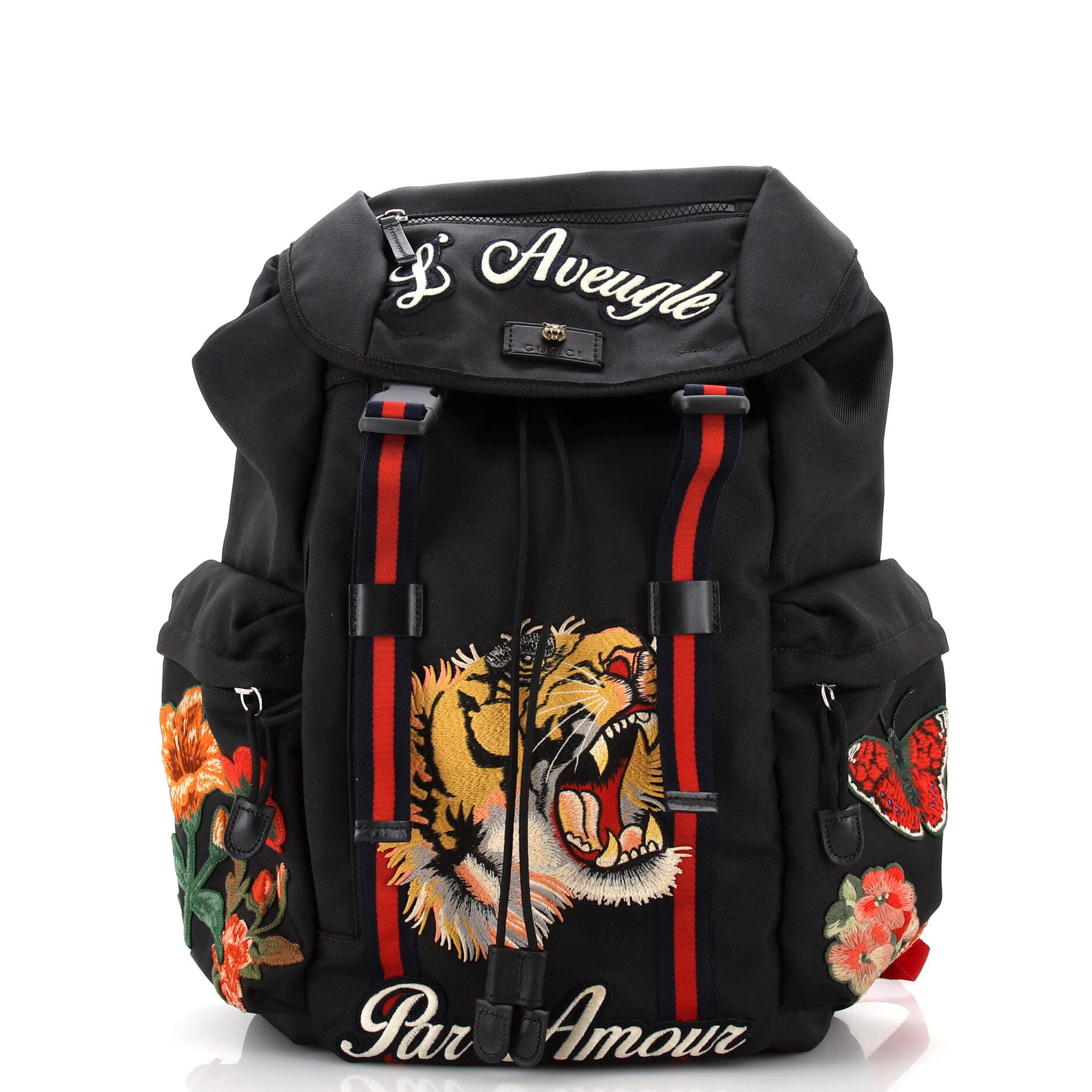 Techpack Backpack Embroidered Techno Canvas