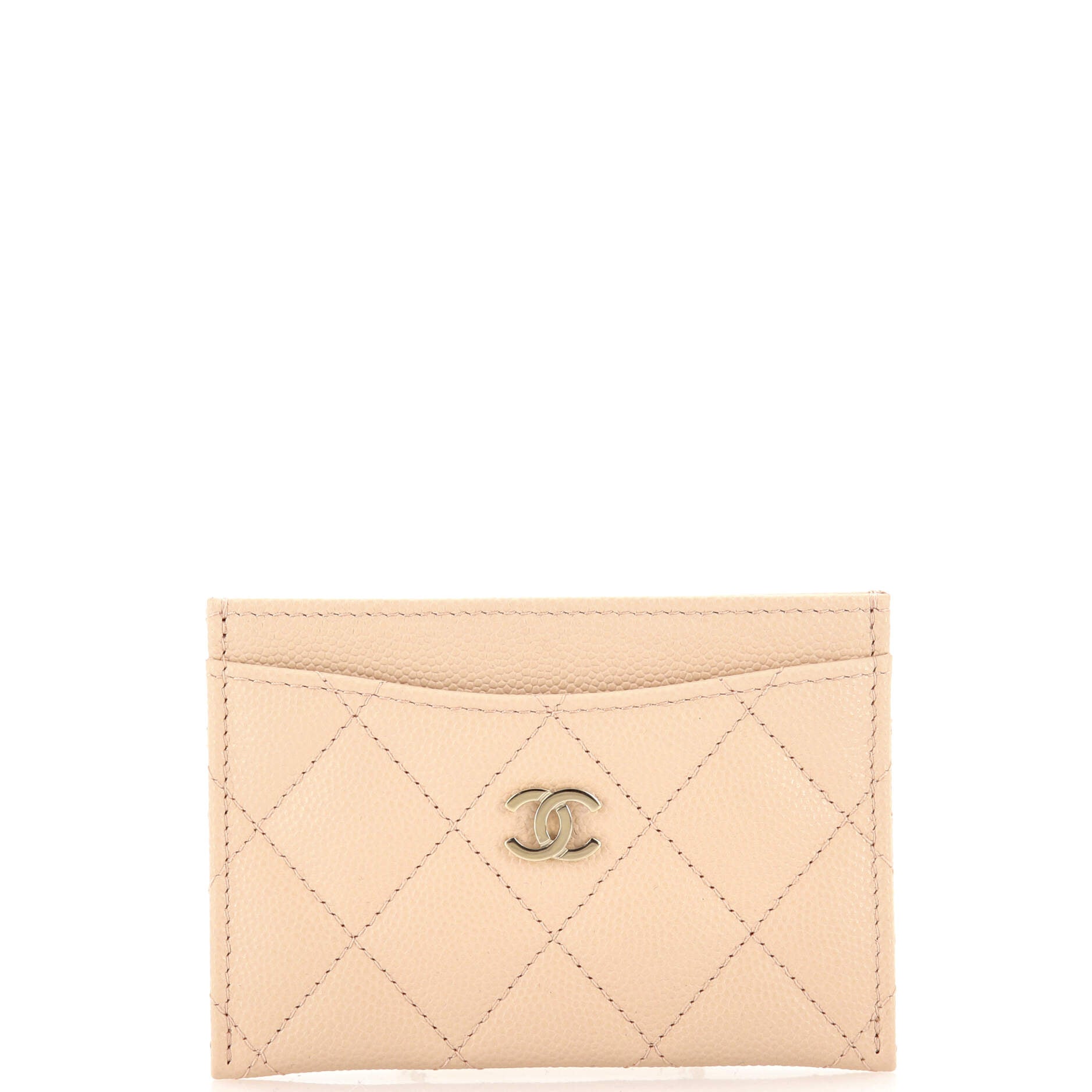 Classic Card Holder Quilted Caviar