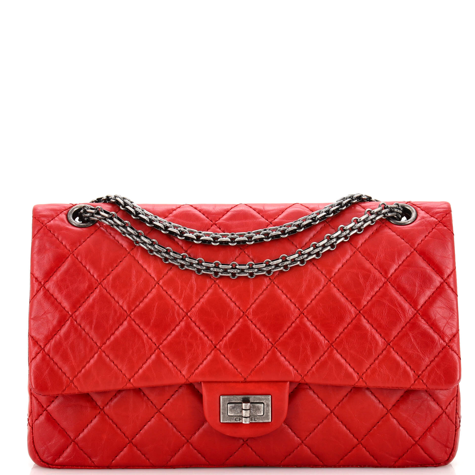 Reissue 2.55 Flap Bag Quilted Aged Calfskin 226