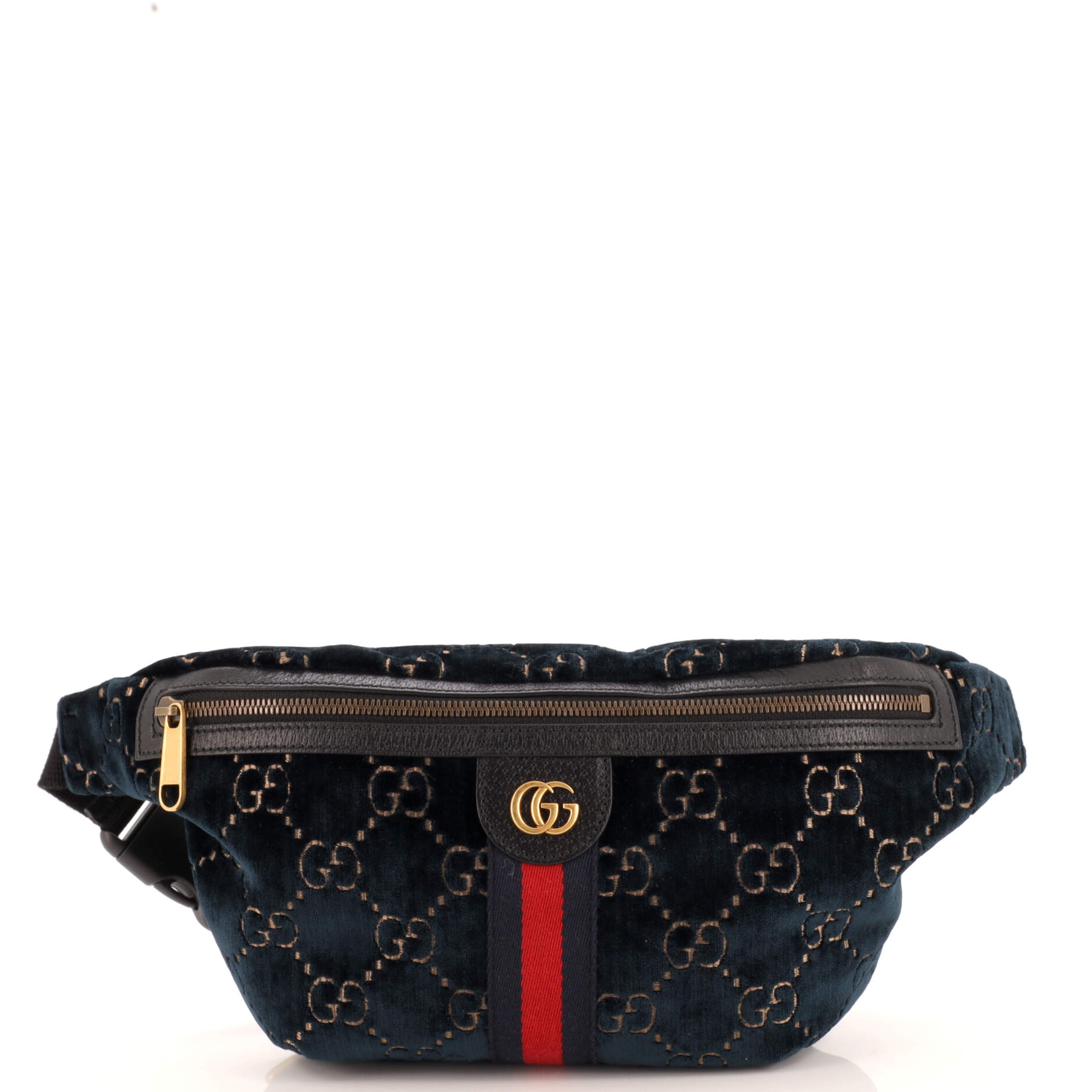 Ophidia Zip Belt Bag GG Velvet