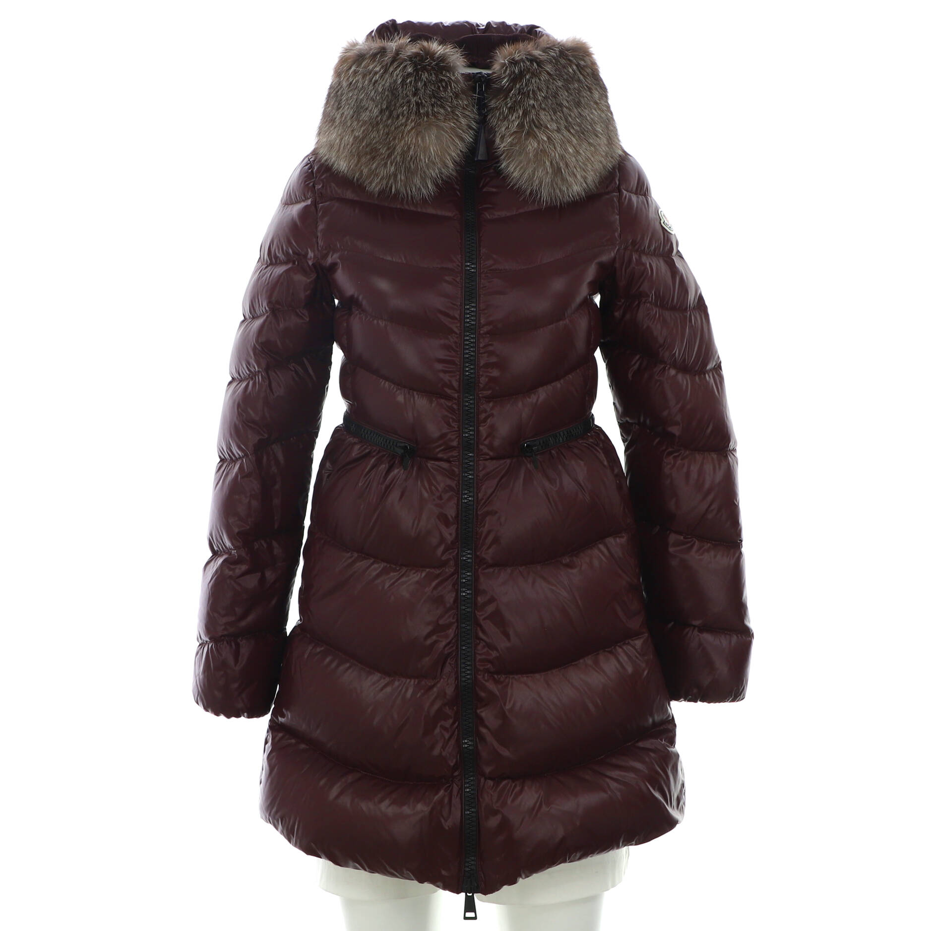 Women's Mirielon Puffer Jacket Quilted Polyamide with Down and Fur