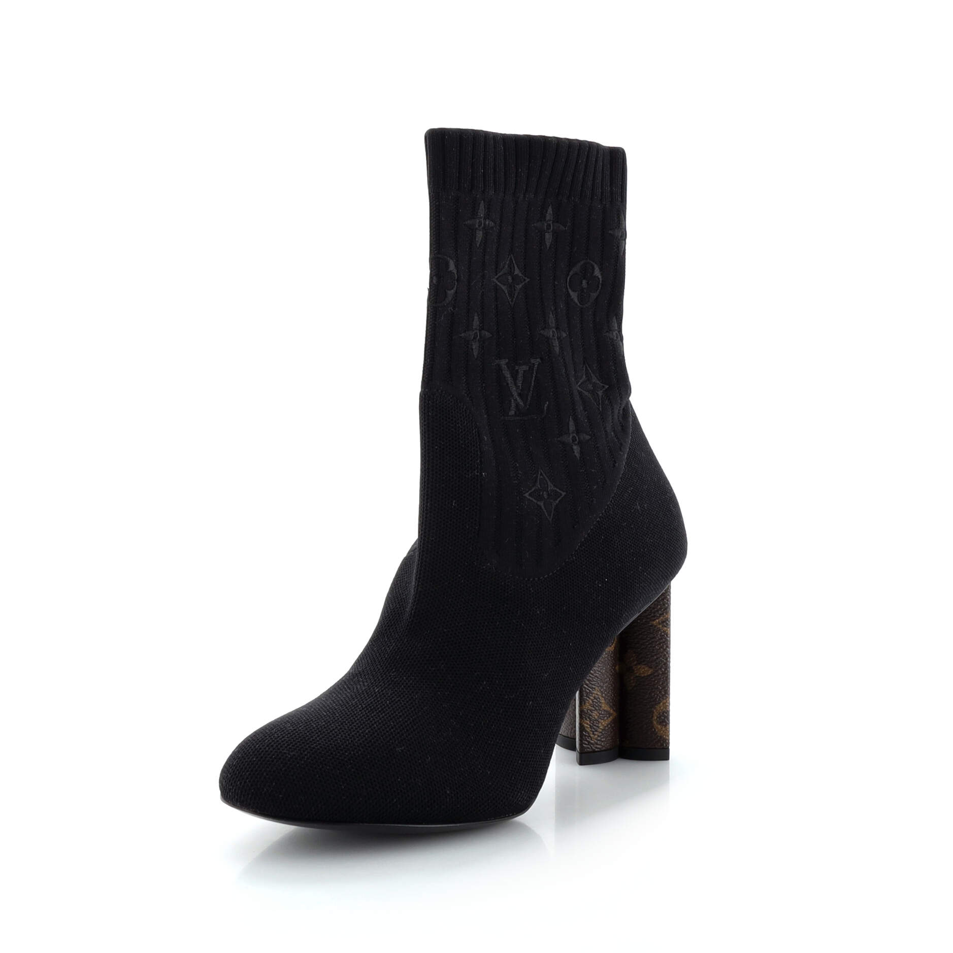 Women's Silhouette Ankle Boots Stretch Fabric