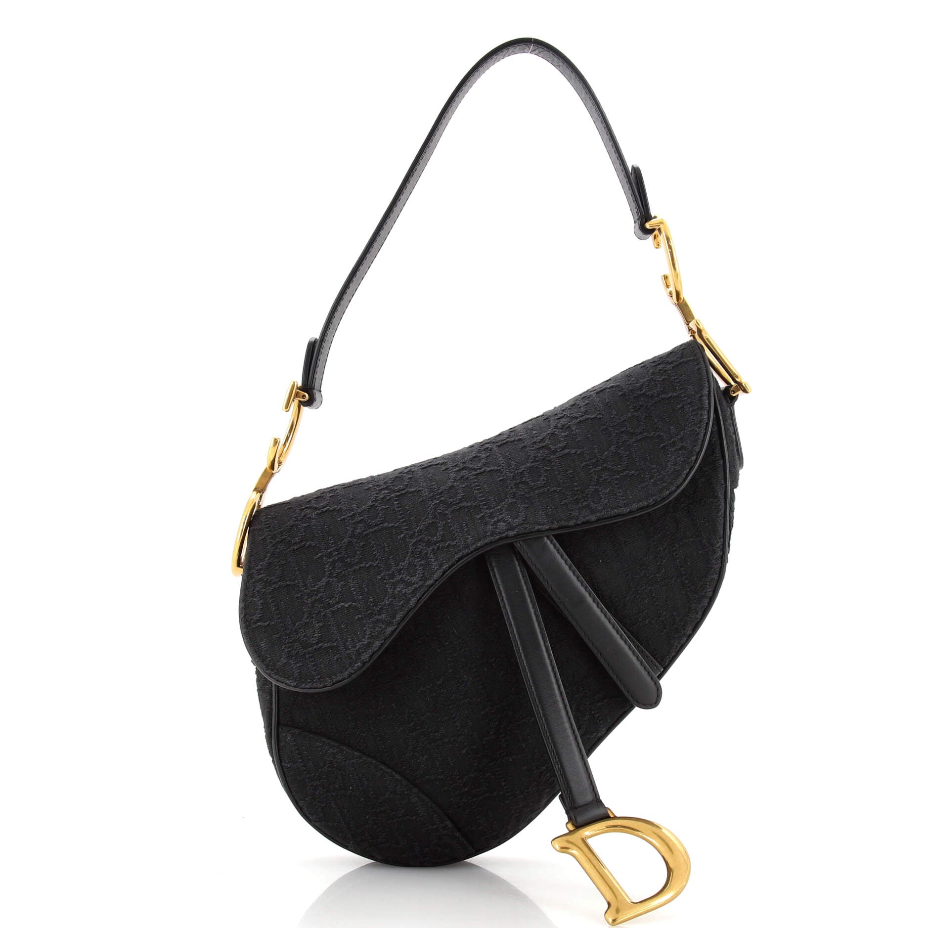 Saddle Handbag Oblique Jacquard Medium