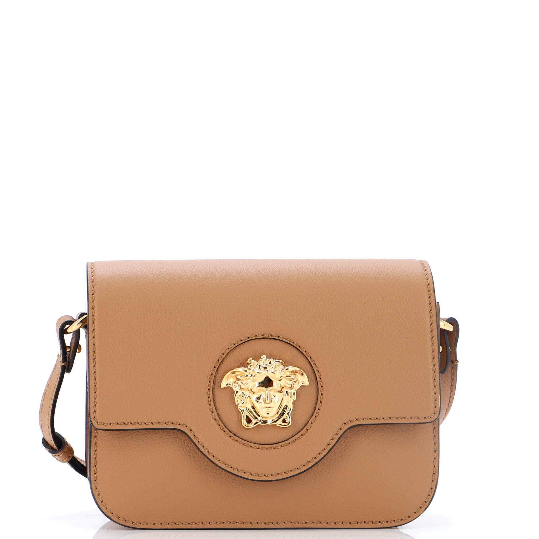 La Medusa Flap Shoulder Bag Leather Small