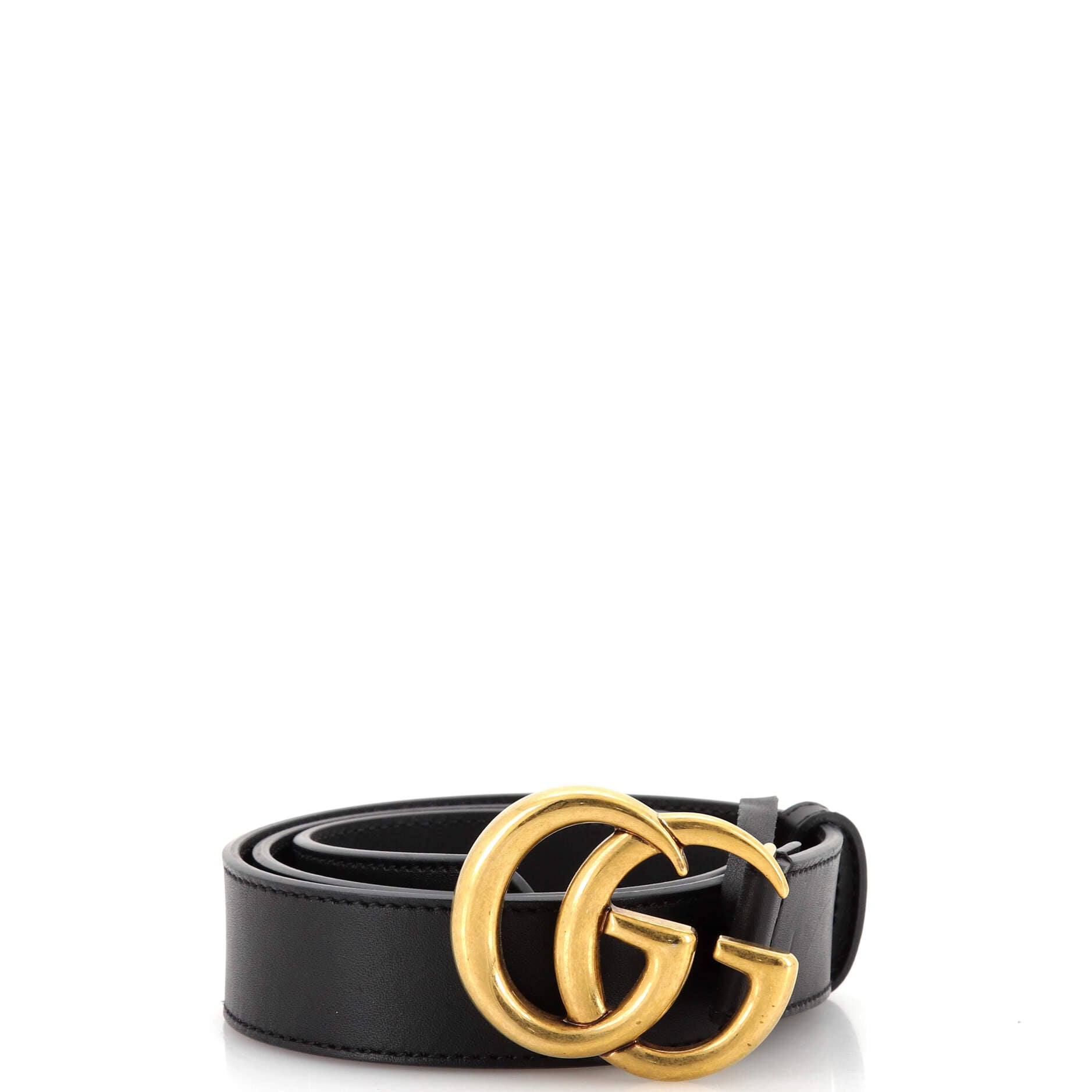 GG Marmont Belt Leather Medium 75