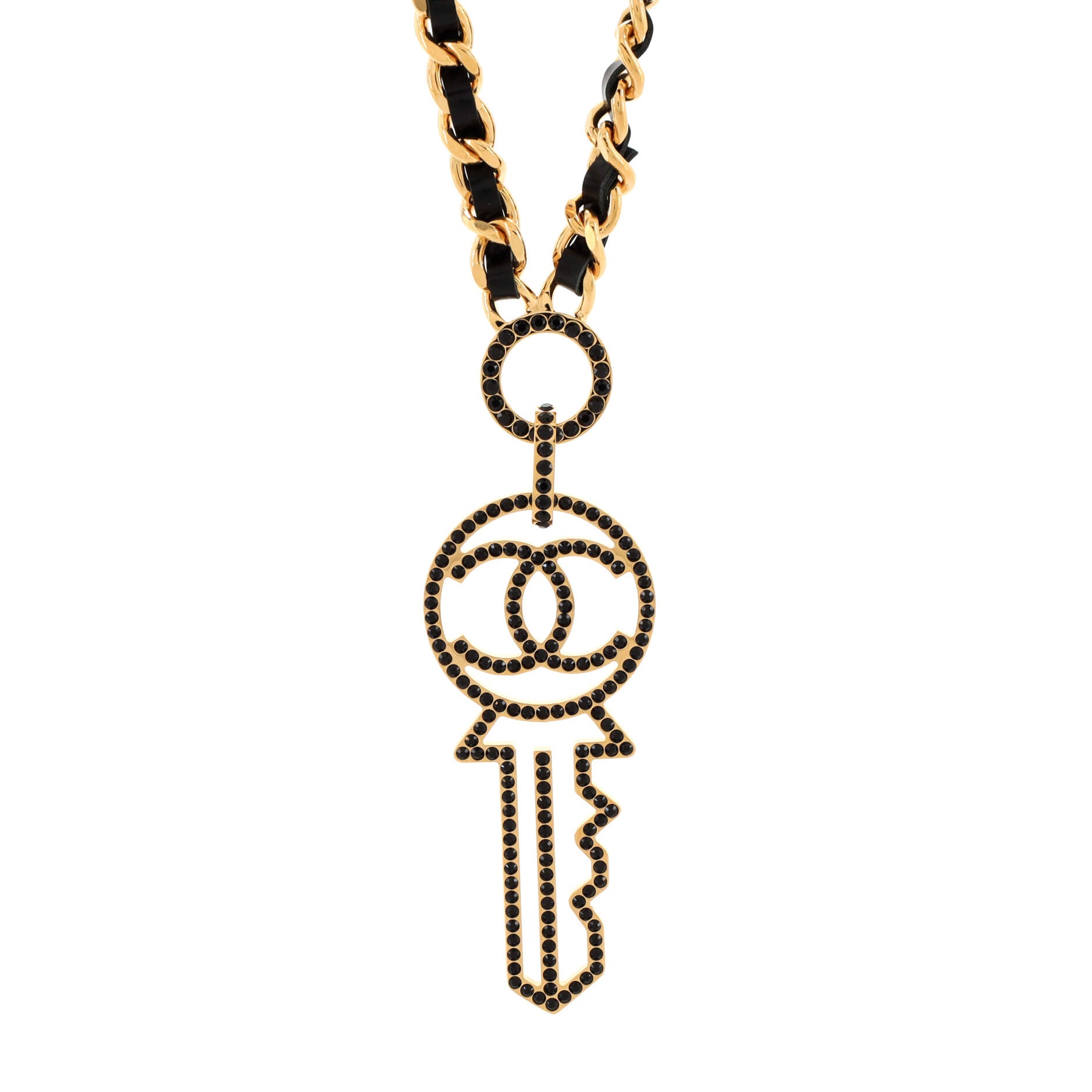 CC Key Pendant Necklace