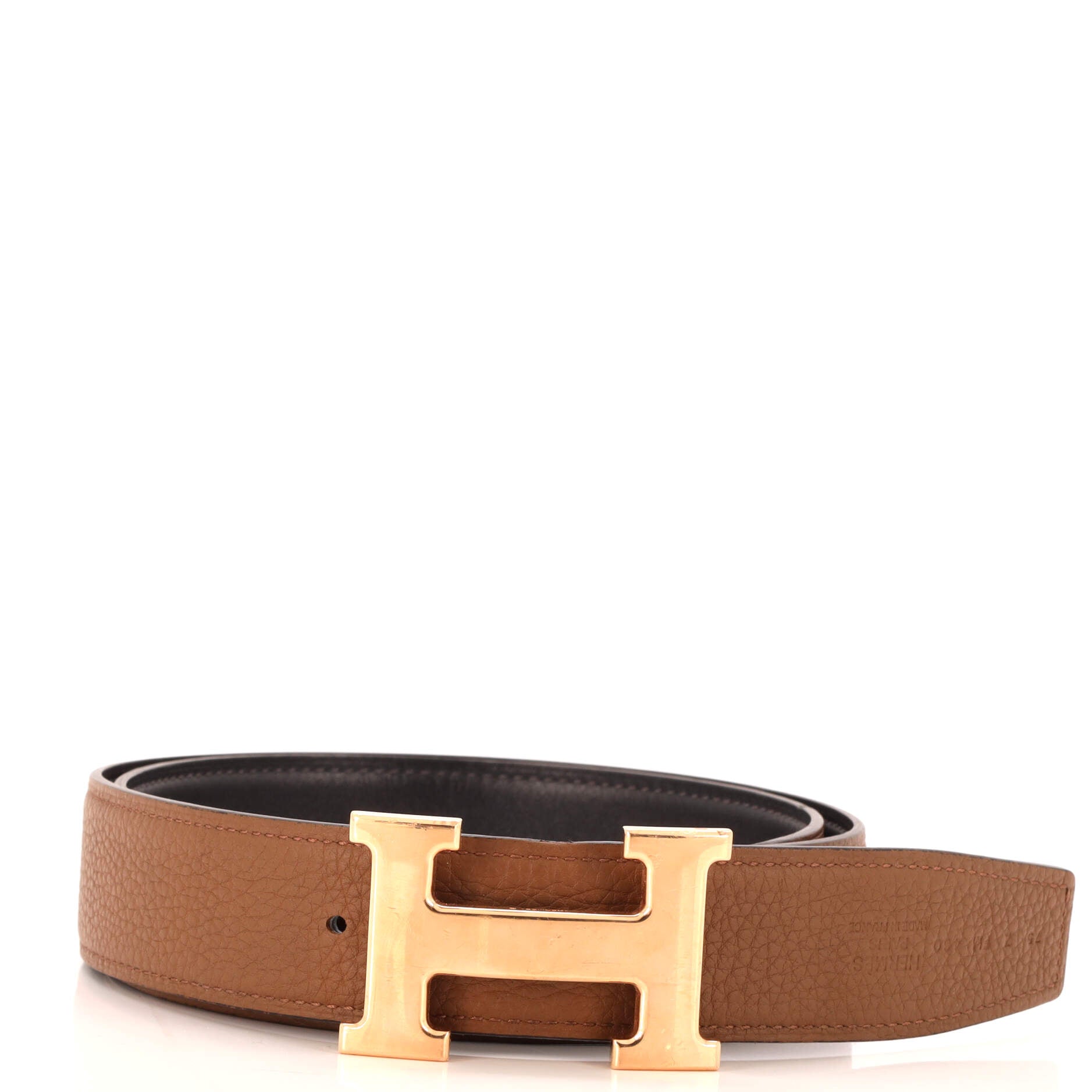 Constance Reversible Belt Leather Medium 75