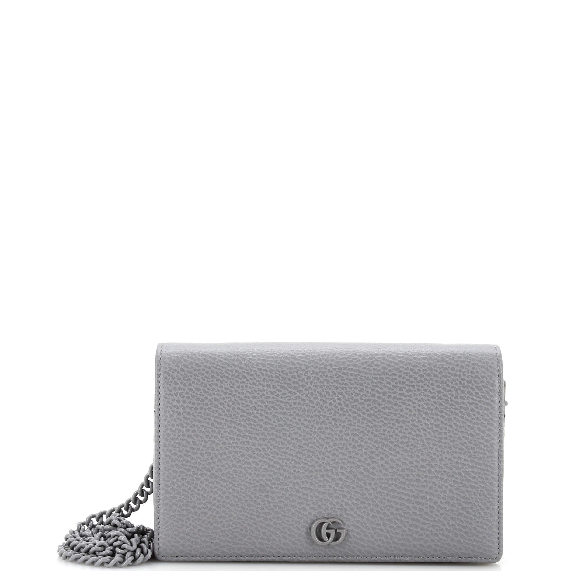 Petite GG Marmont Chain Wallet Leather Mini