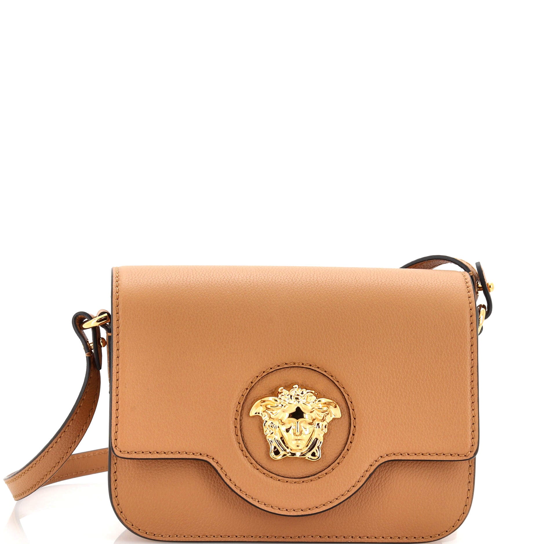 La Medusa Flap Shoulder Bag Leather Small