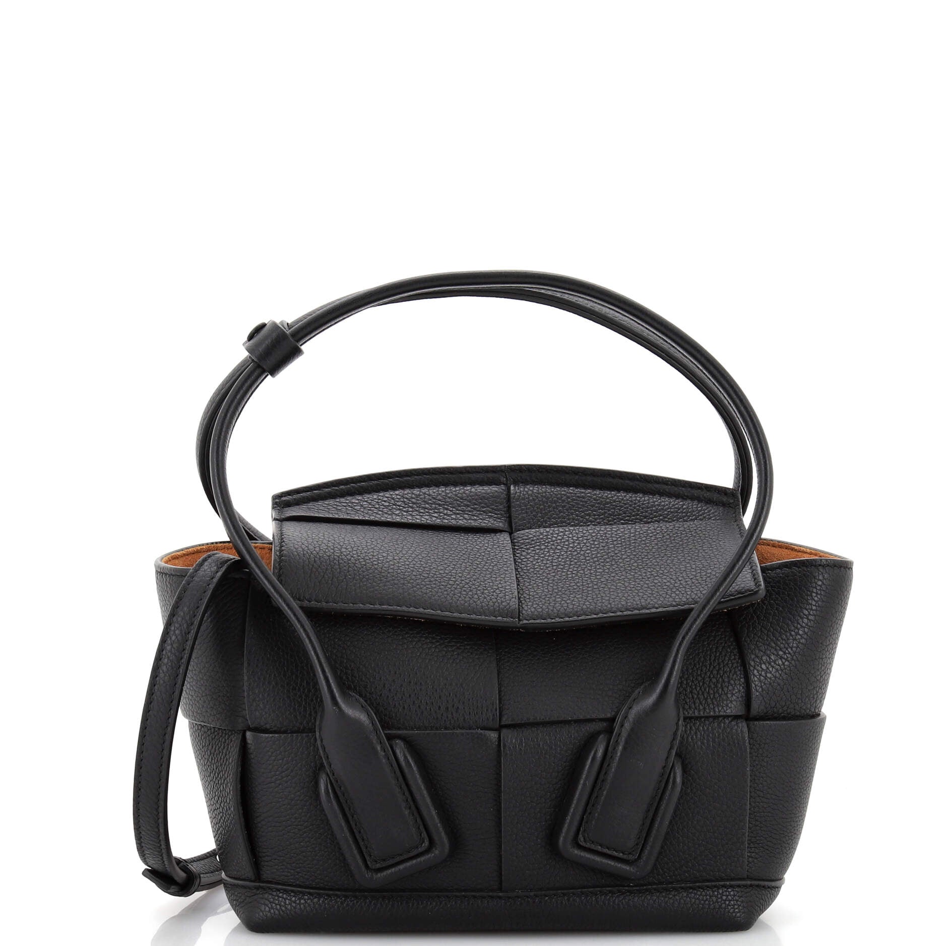 Arco Bag Maxi Intrecciato Leather Mini