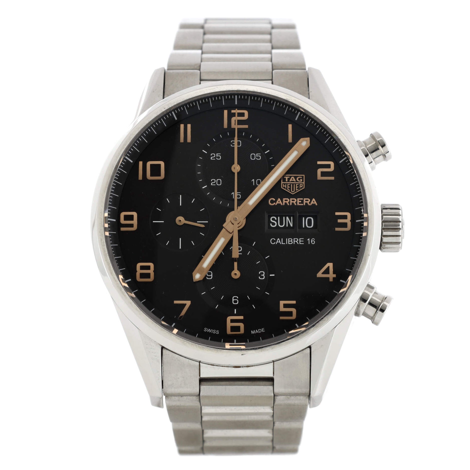 Carrera Caliber 16 Chronograph Day-Date Automatic  Watch (CV2A1AB.BA0738)