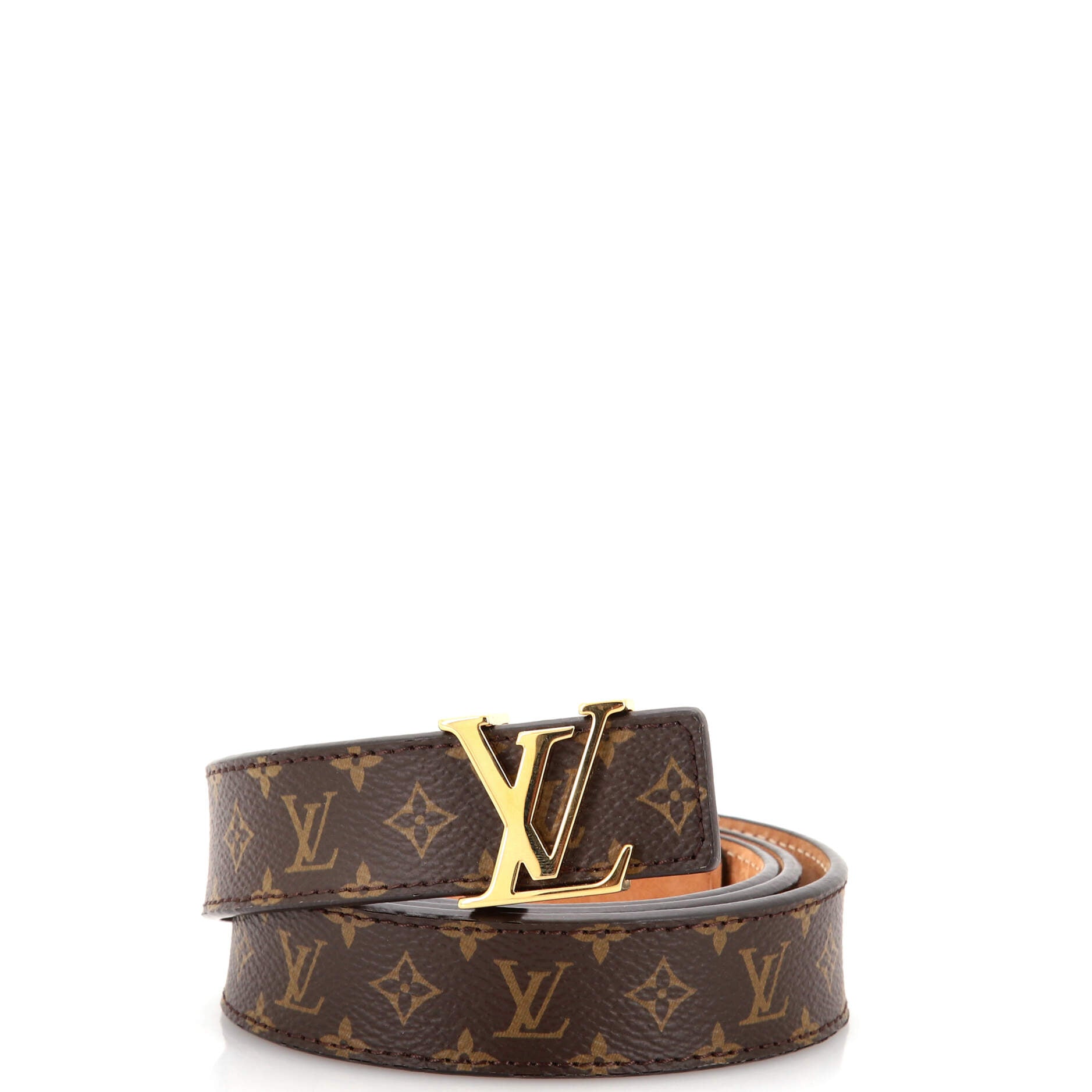 LV Initiales Belt Monogram Canvas Thin 85