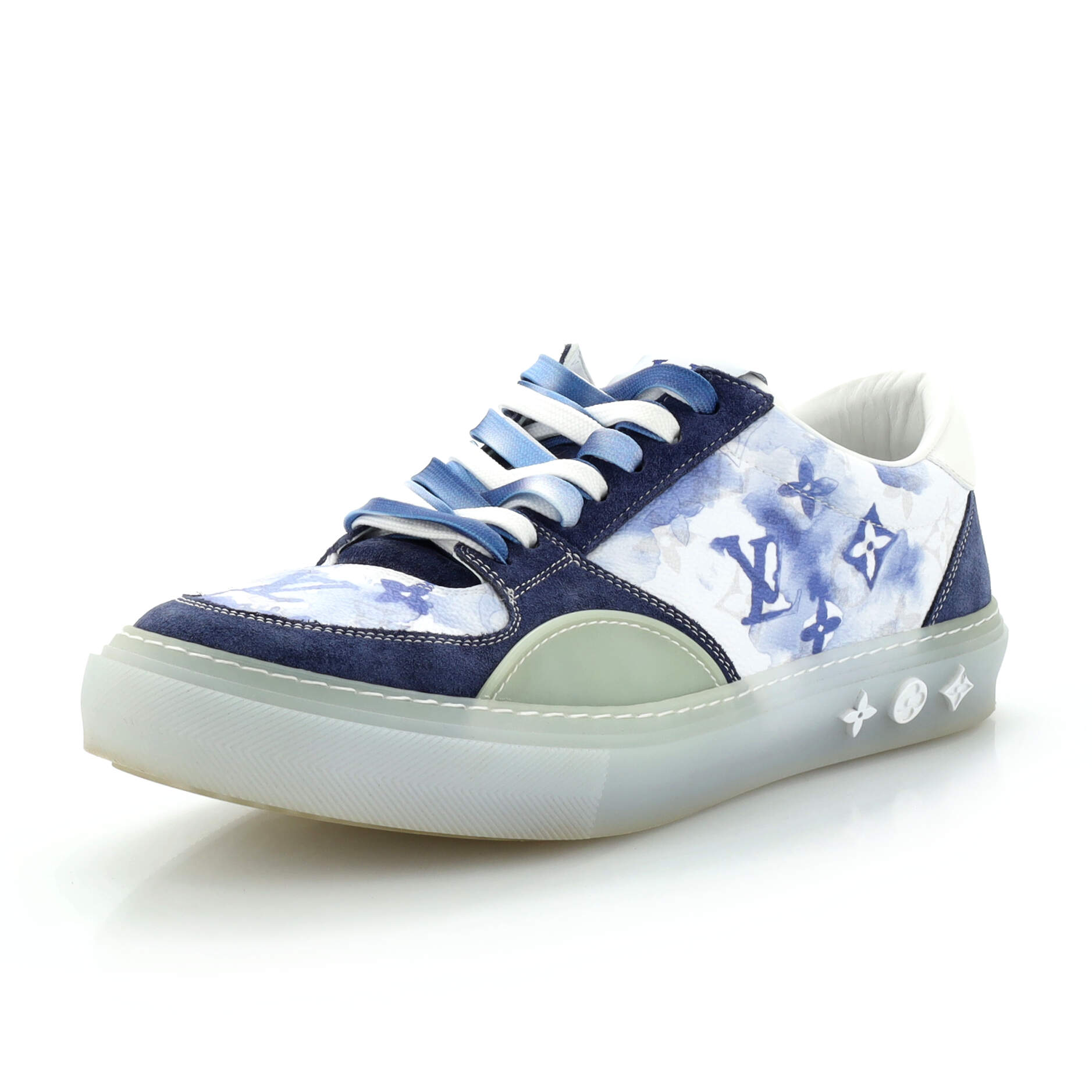 Men's LV Ollie Sneakers Limited Edition Monogram Watercolor Canvas