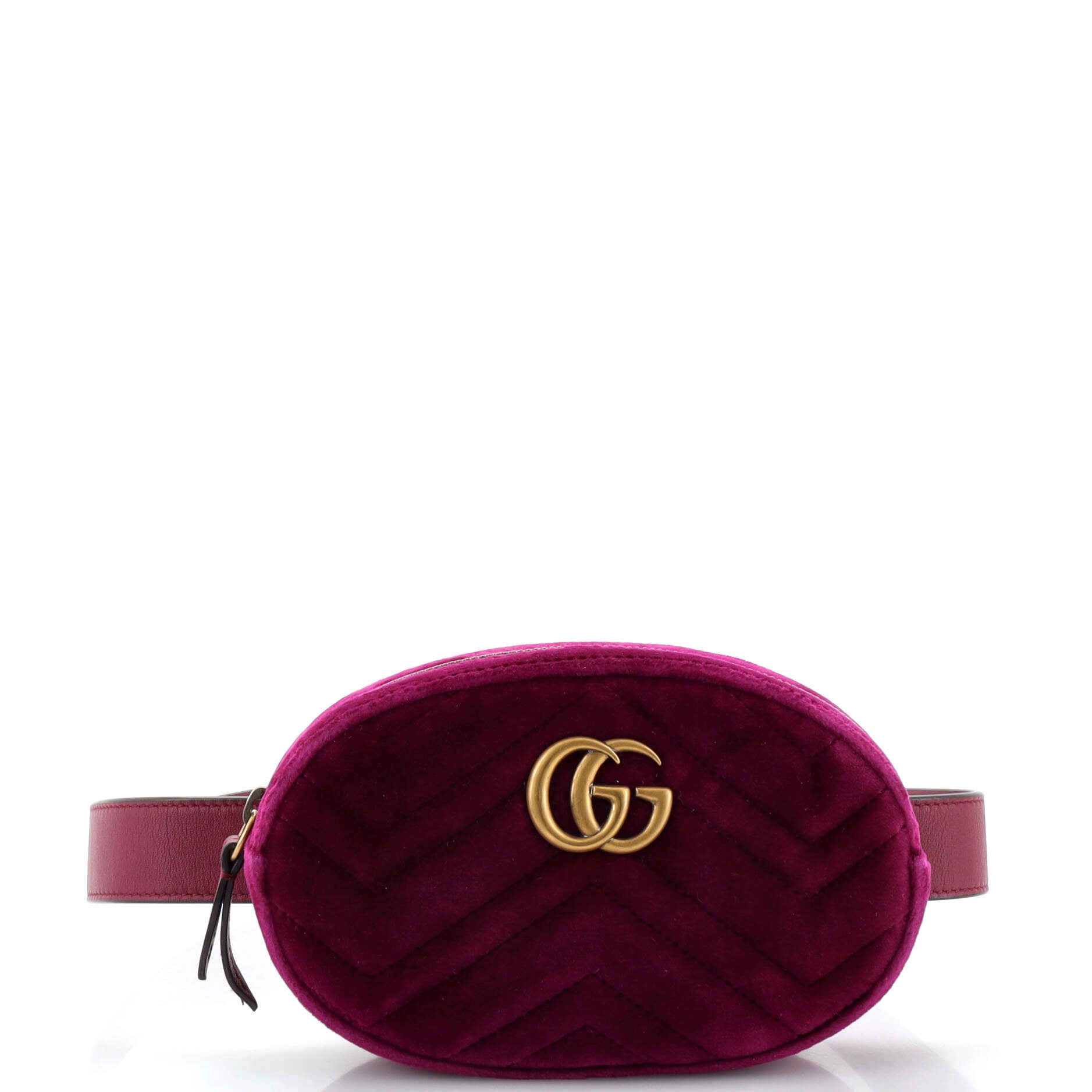 GG Marmont Belt Bag Embellished Matelasse Velvet