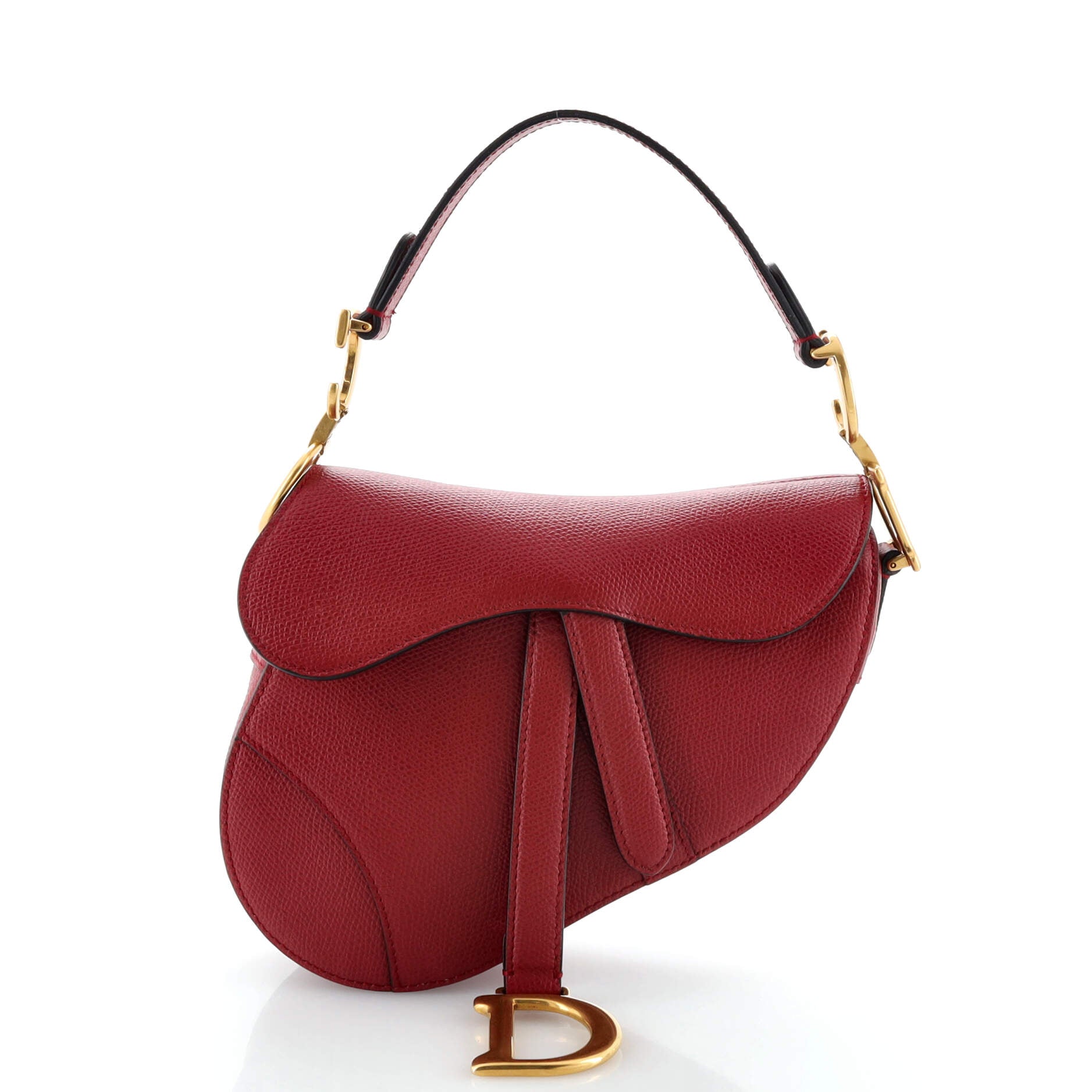 Saddle Handbag Leather Mini