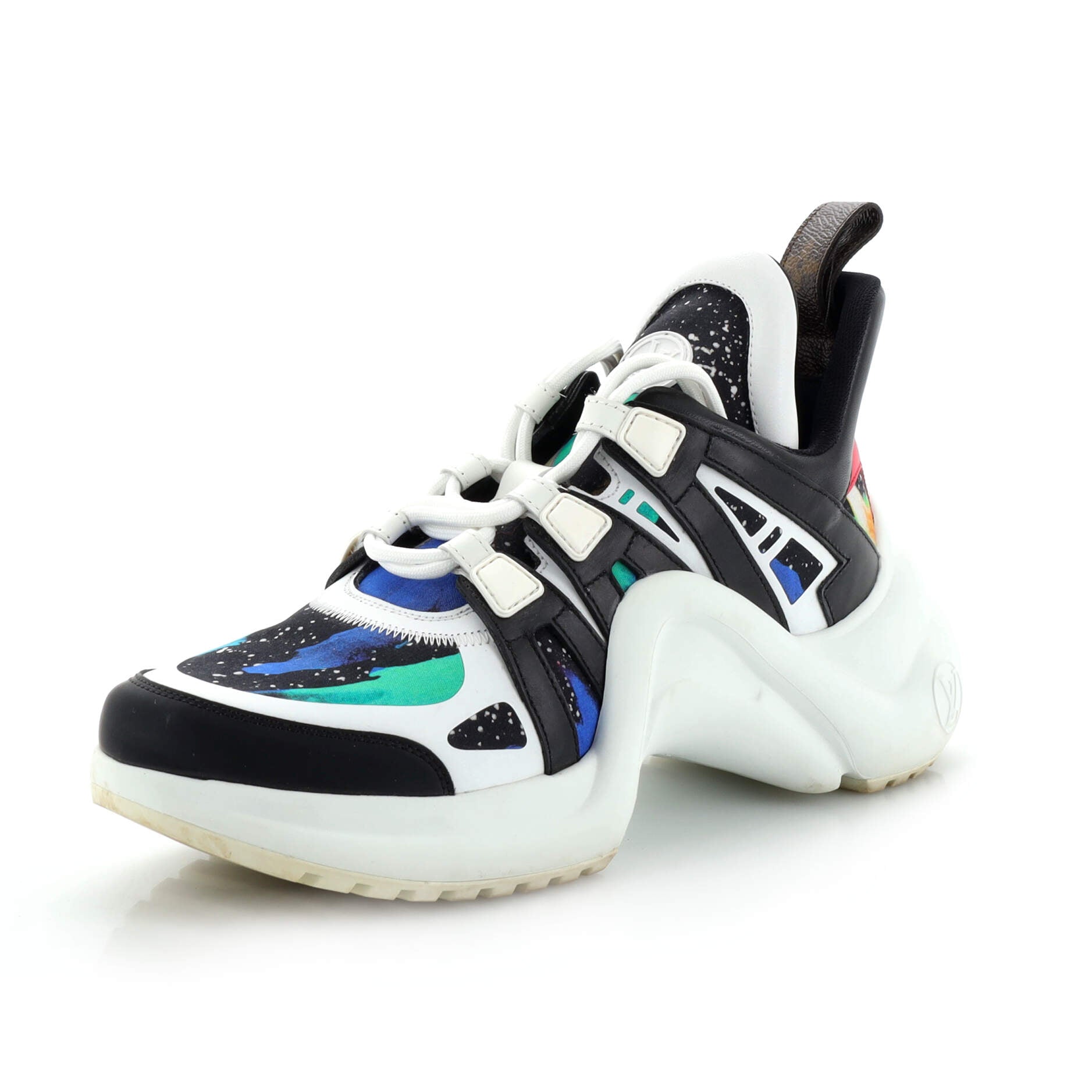 Women's LV Archlight Sneakers Multicolor Nylon and Leather
