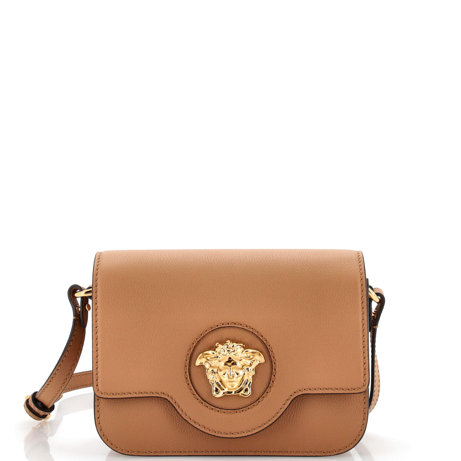 La Medusa Flap Shoulder Bag Leather Small