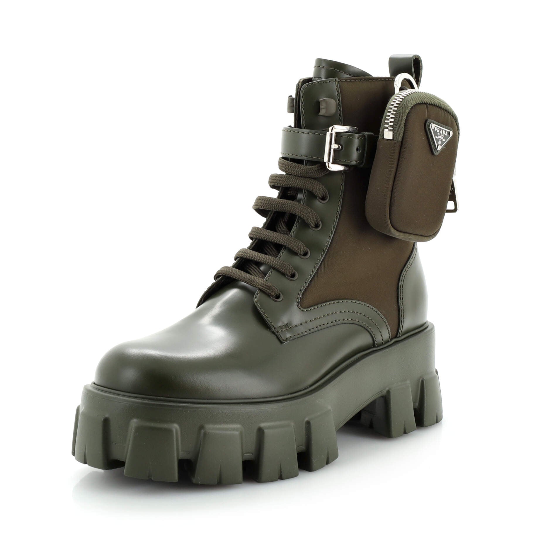 Monolith Combat Boots Leather and Nylon