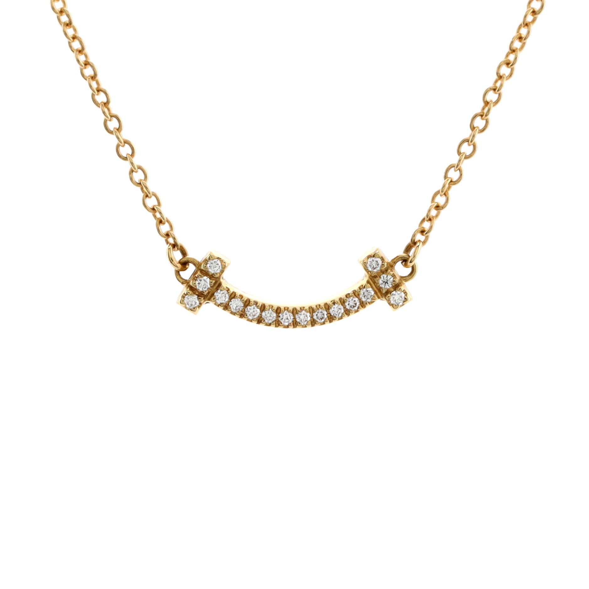 Tiffany T Smile Pendant Necklace