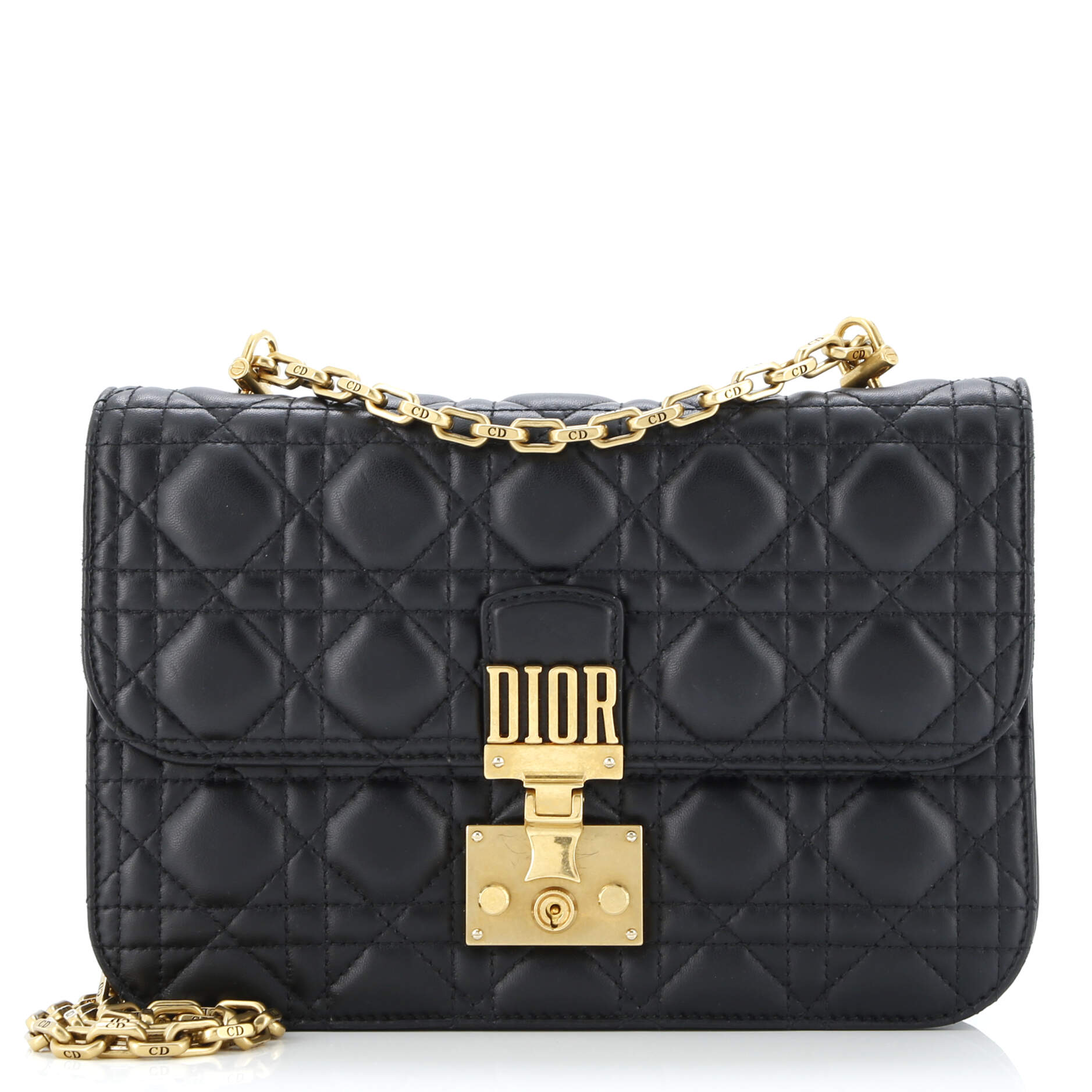 image of Dioraddict Flap Bag Cannage Quilt Lambskin Medium