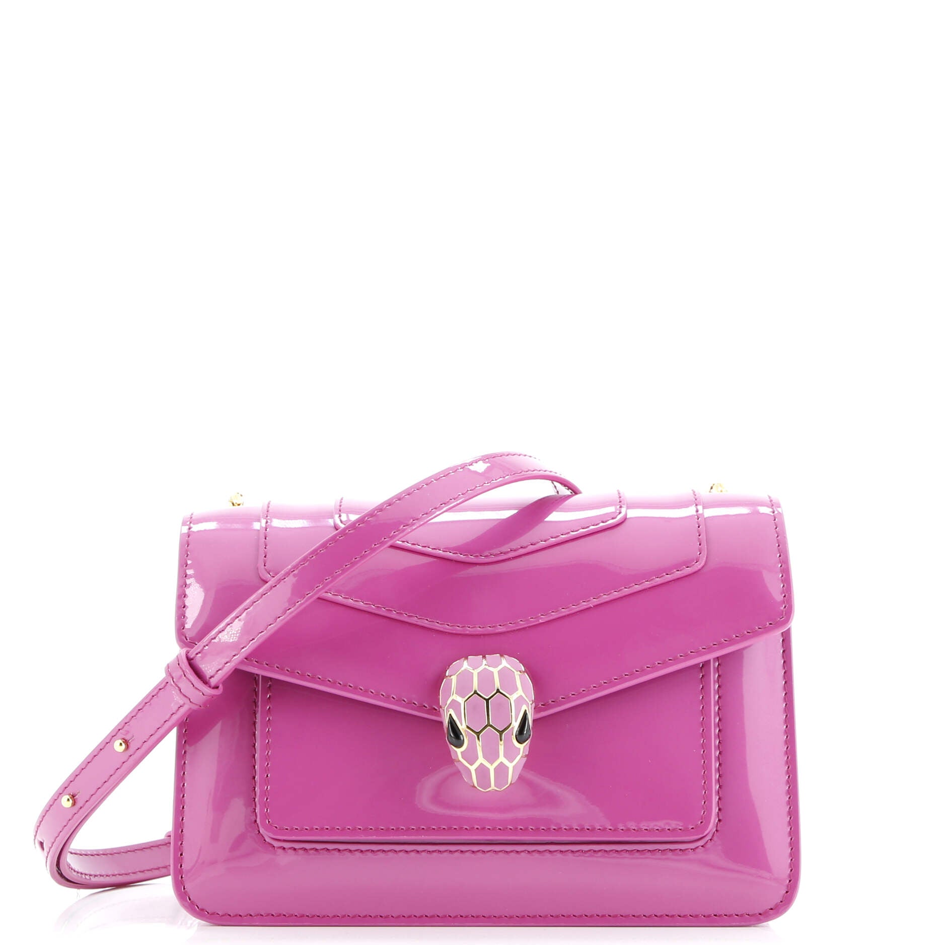Serpenti Forever Shoulder Bag Patent Small