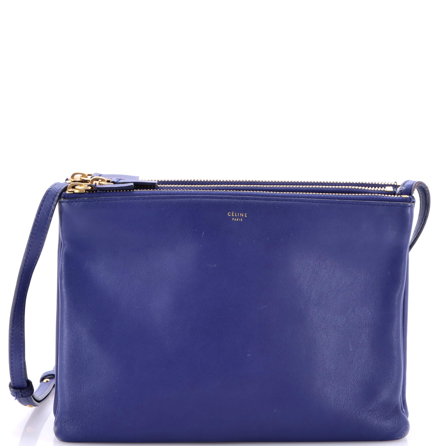 Trio Crossbody Bag Leather Large