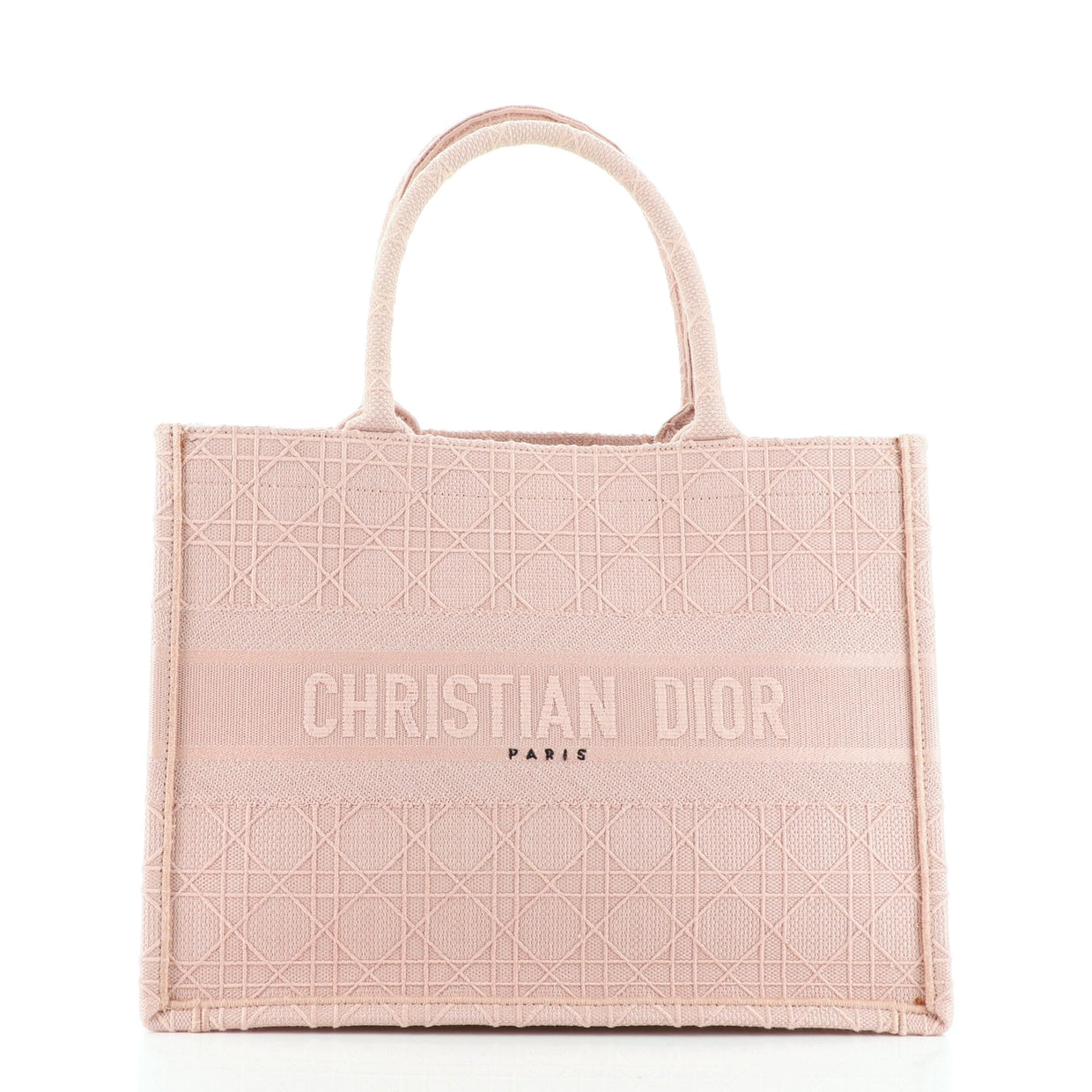 Christian Dior Book Tote Cannage Embroidered Canvas 100866345
