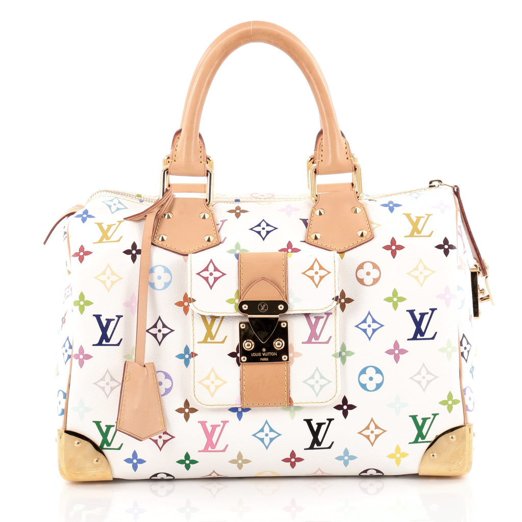 Buy Louis Vuitton Speedy Handbag Monogram Multicolor 30 1064801 – Trendlee