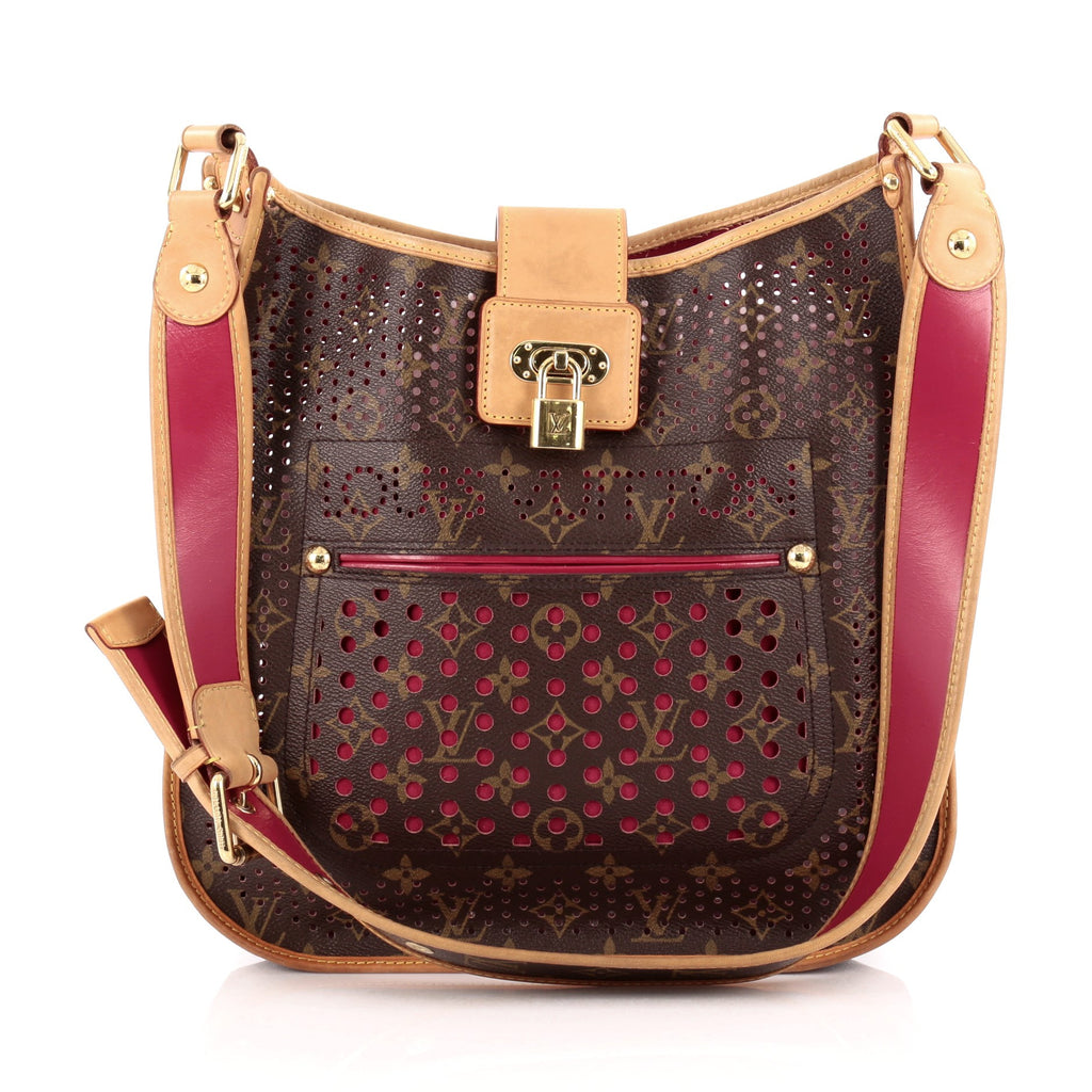 Louis Vuitton Louis Vuitton Perforated Musette Fuchsia Monogram