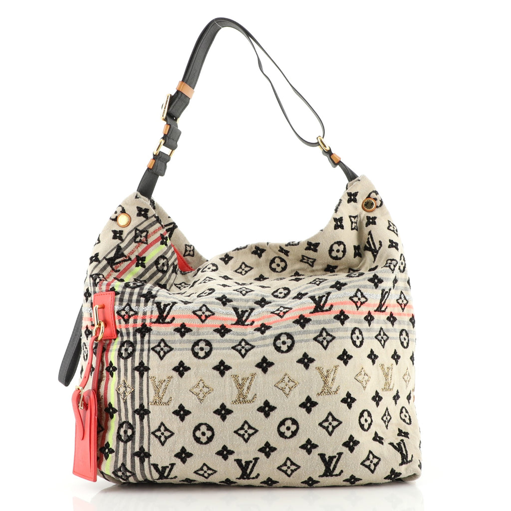 Louis Vuitton Limited Edition Rouge Monogram Cheche Bohemian Hobo