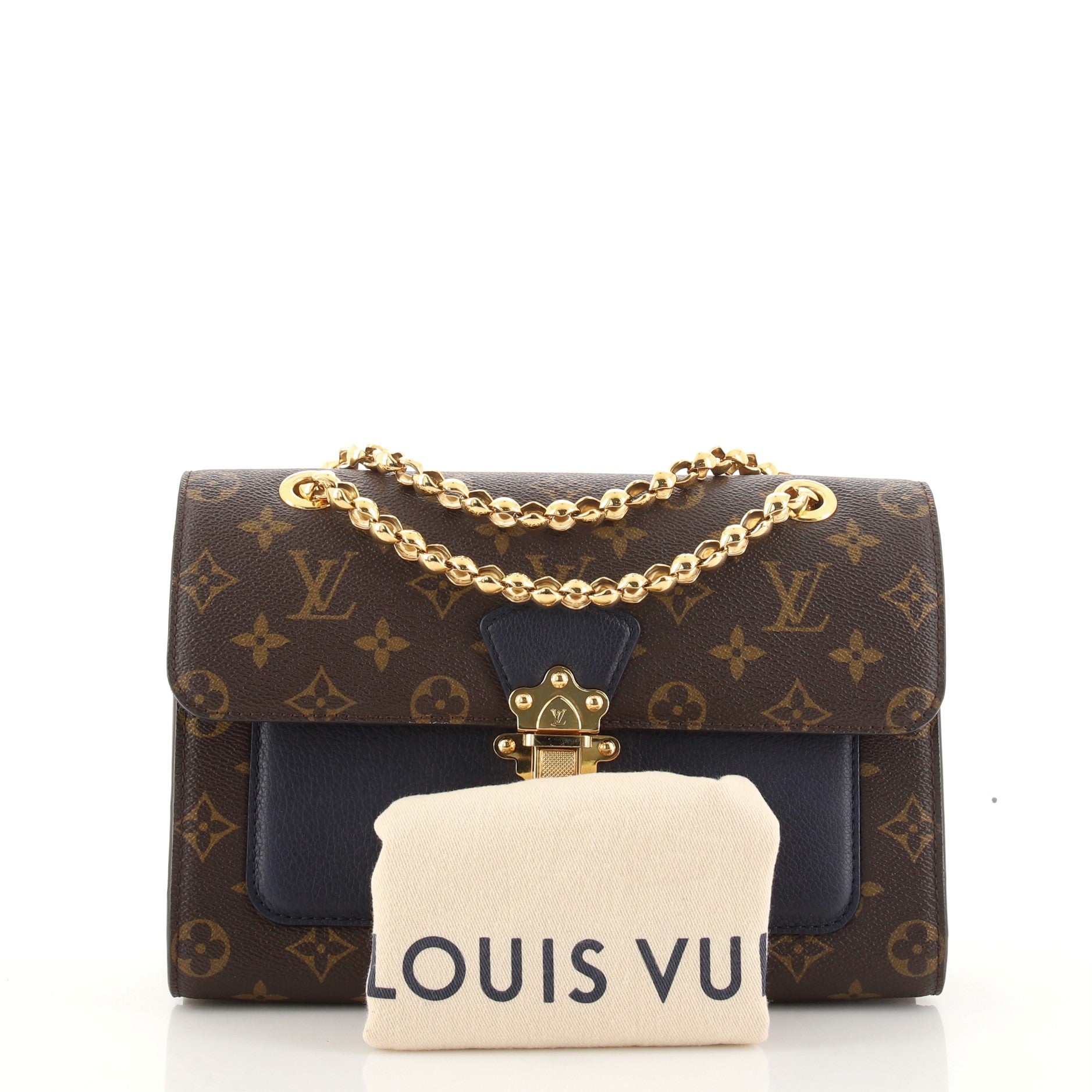 Louis Vuitton Victoire Handbag Monogram Canvas and Leather