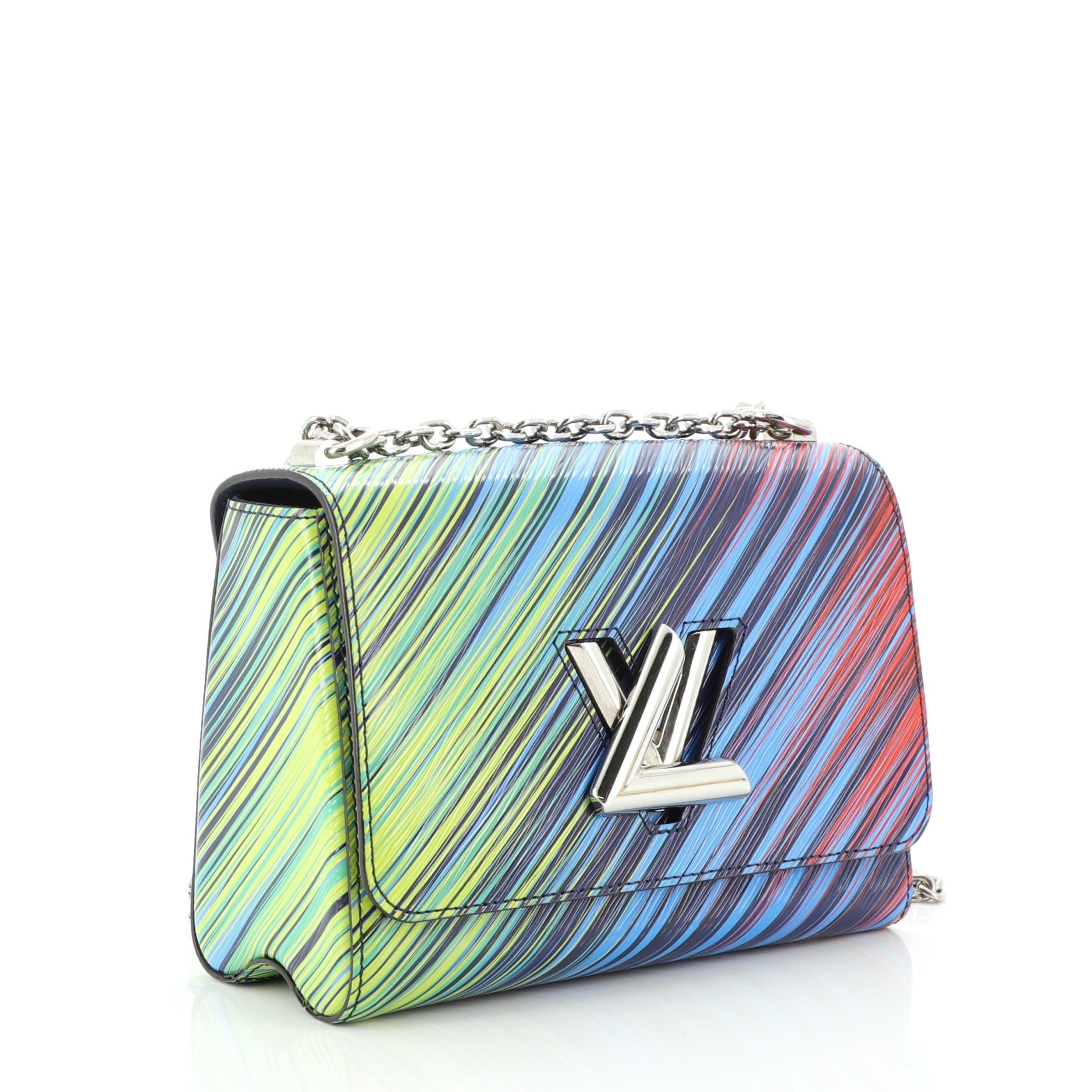 Louis Vuitton Limited Edition Multicolor Tropical Print Epi Leather Twist  MM Bag - Yoogi's Closet