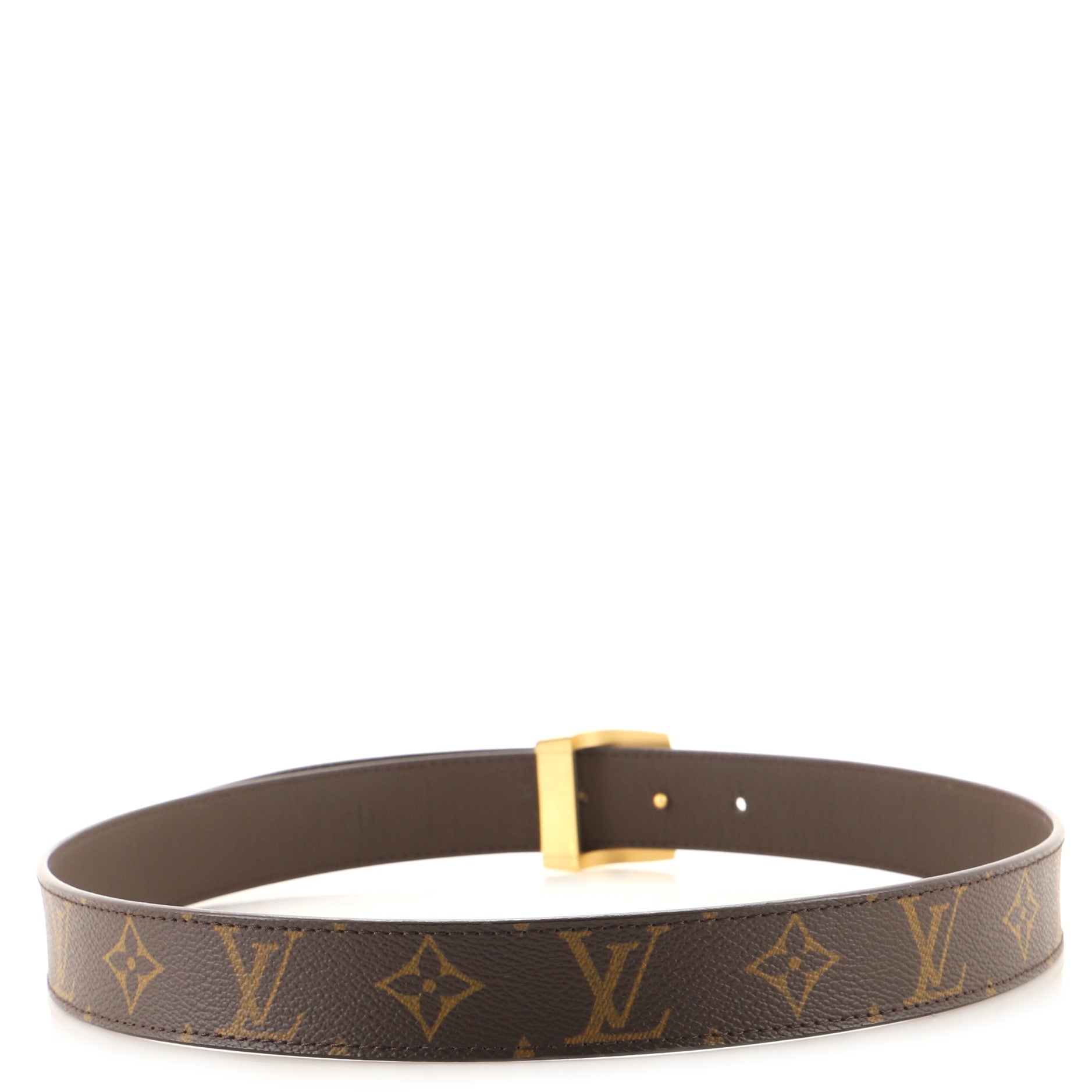 Louis Vuitton Louis Vuitton Ceinture LV Cut Monogram Canvas Belt Size