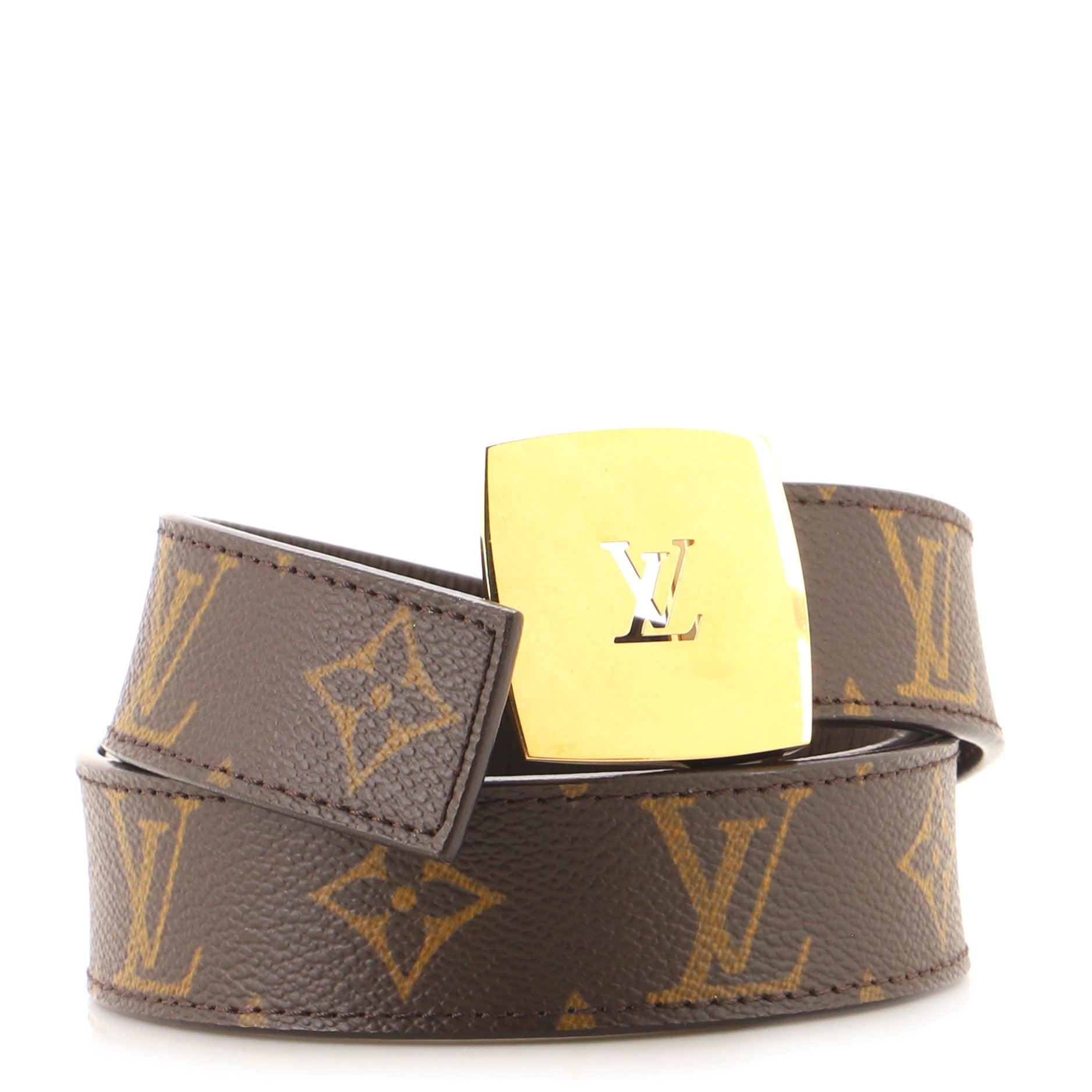 Louis Vuitton LV Cut Belt Monogram Canvas Medium 85