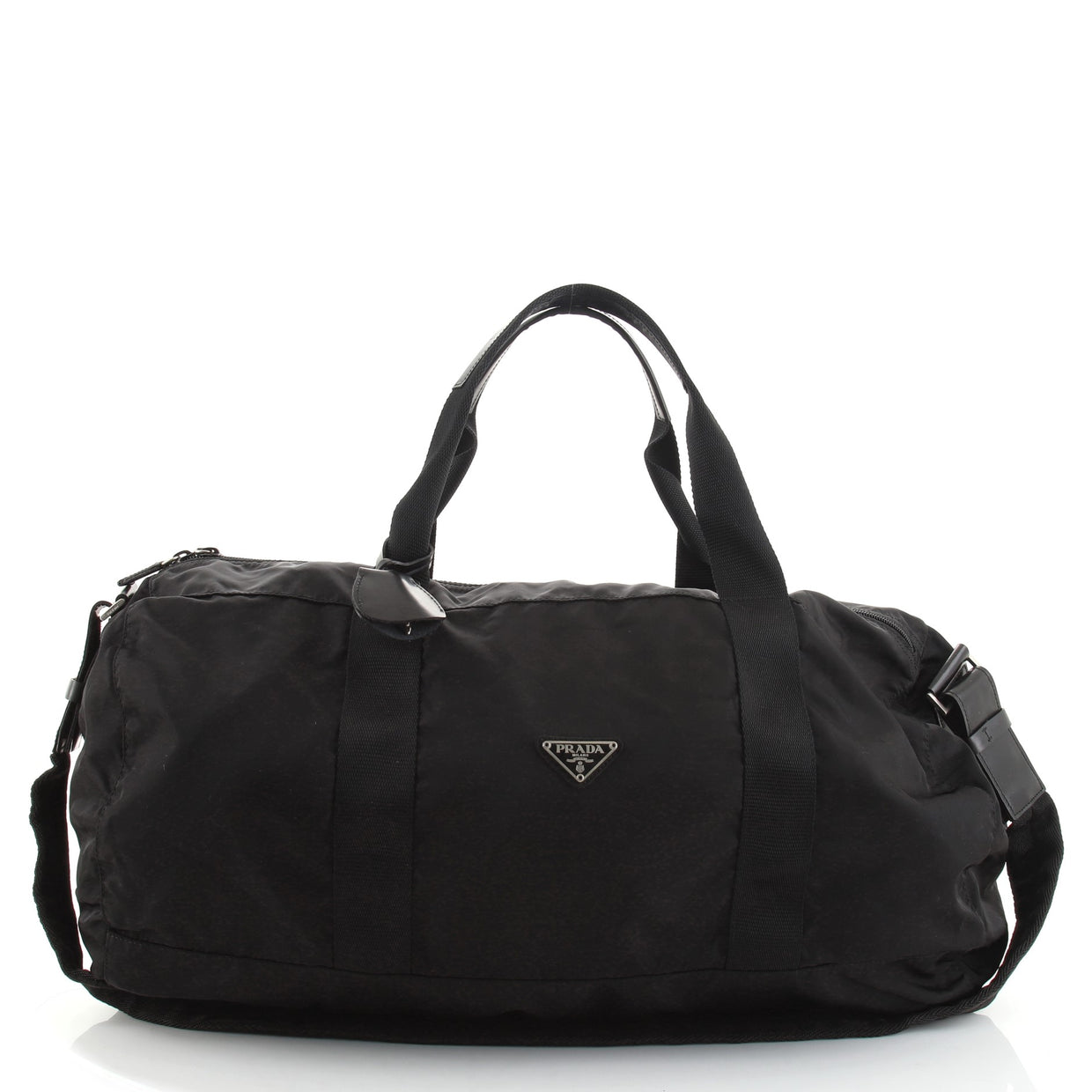 Prada Convertible Weekender Bag Tessuto Large Black 1301451