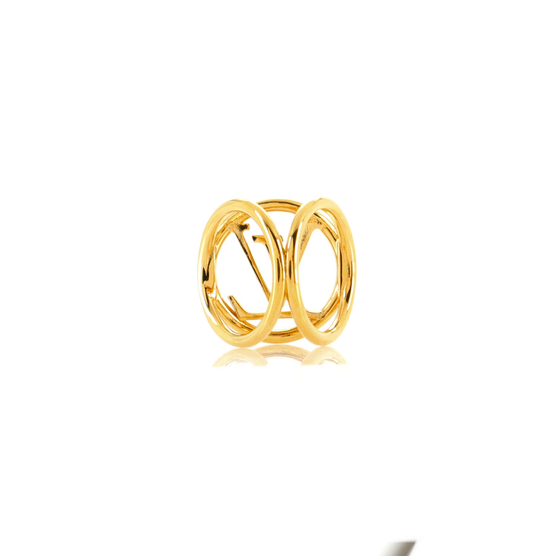 Louis Vuitton Louise Scarf Ring Metal