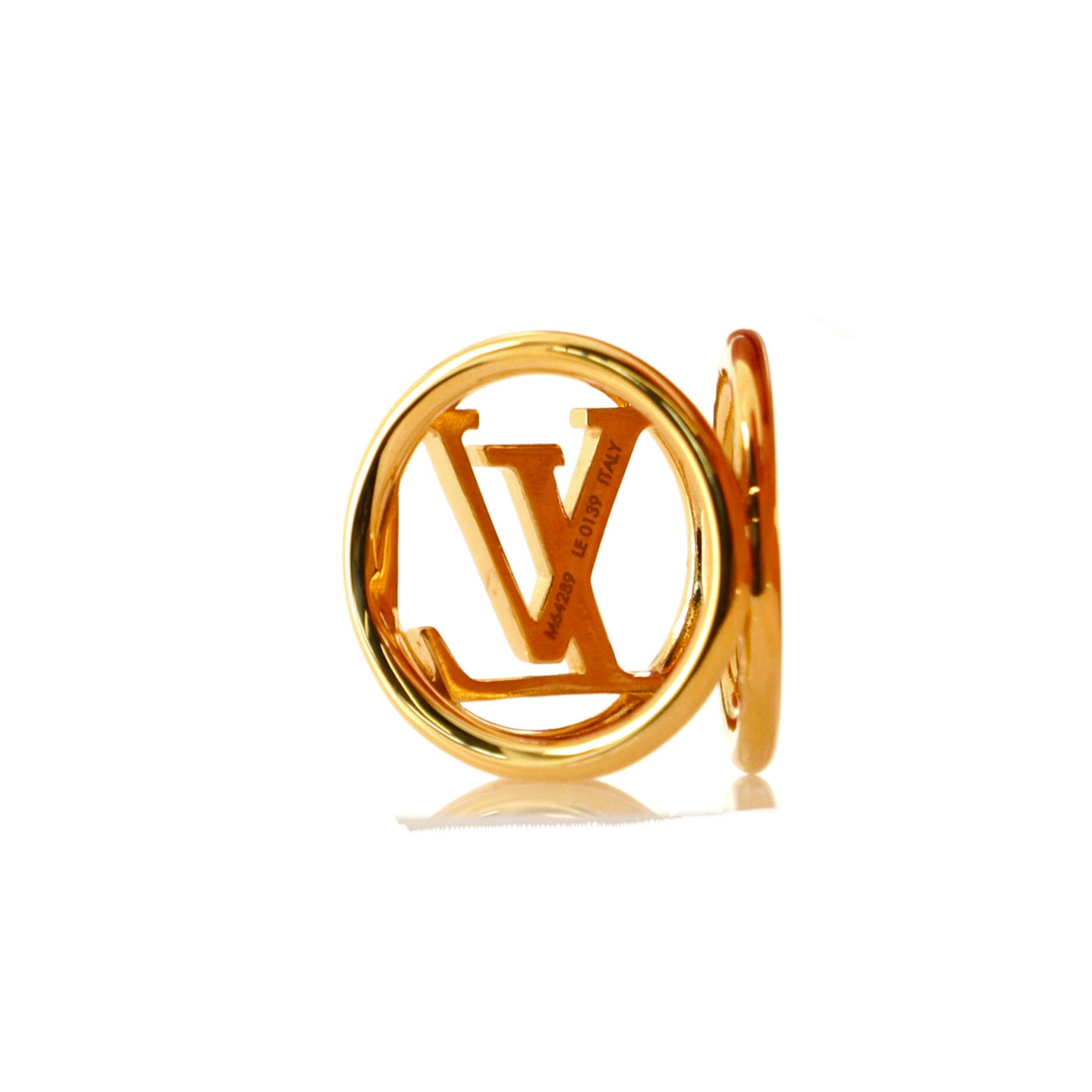 Louis Vuitton LOUIS VUITTON LV scarf muffler ring MP1665 gold