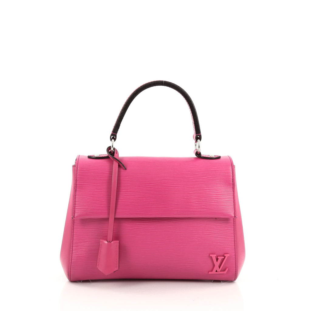 Buy Louis Vuitton Cluny Top Handle Bag Epi Leather BB Pink 1320101 – Rebag
