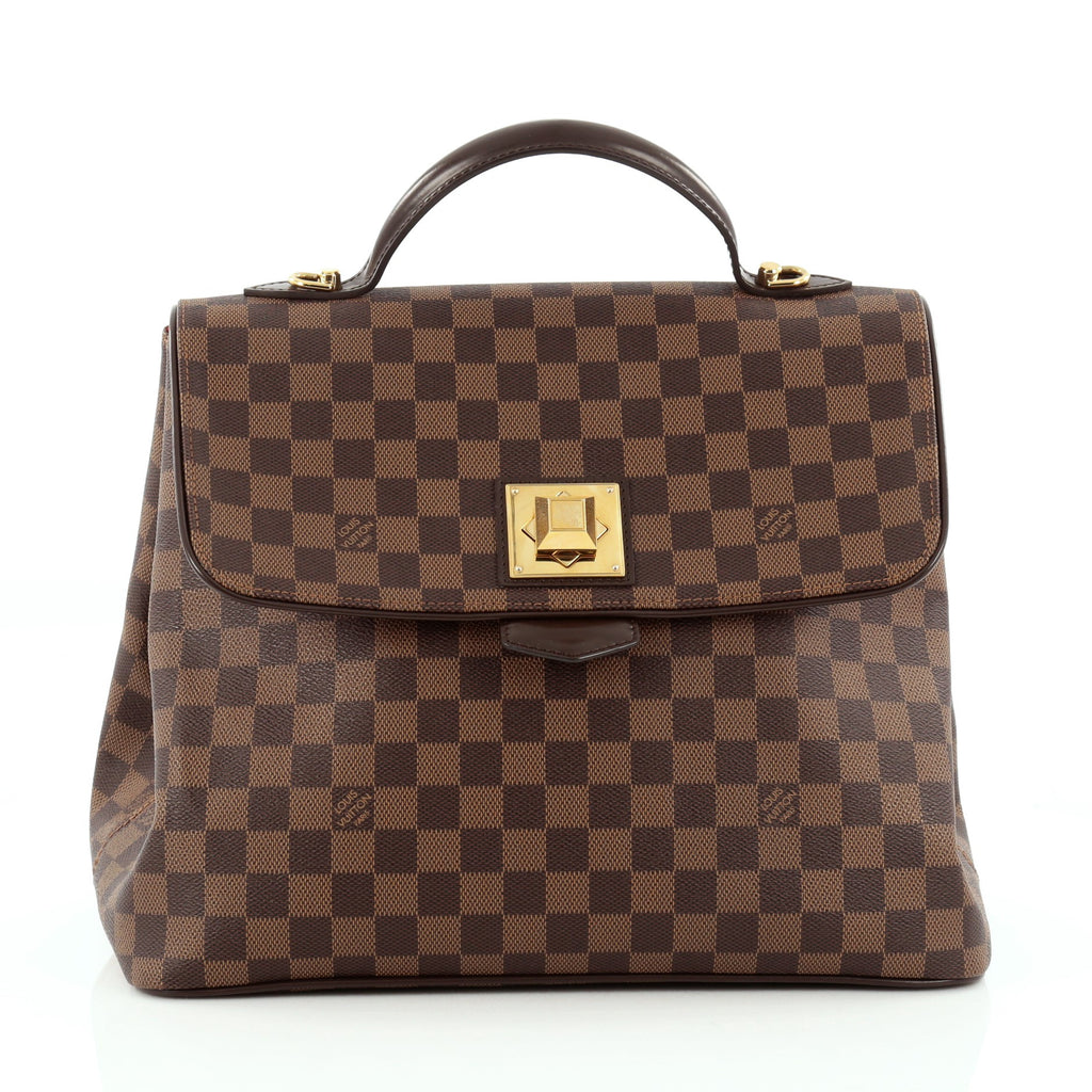 Buy Louis Vuitton Bergamo Handbag Damier GM Brown 1329301 – Trendlee