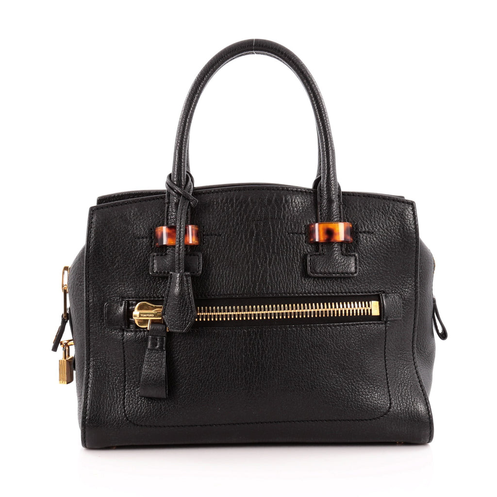 Buy Tom Ford Charlotte Tote Leather Small Black 1332101