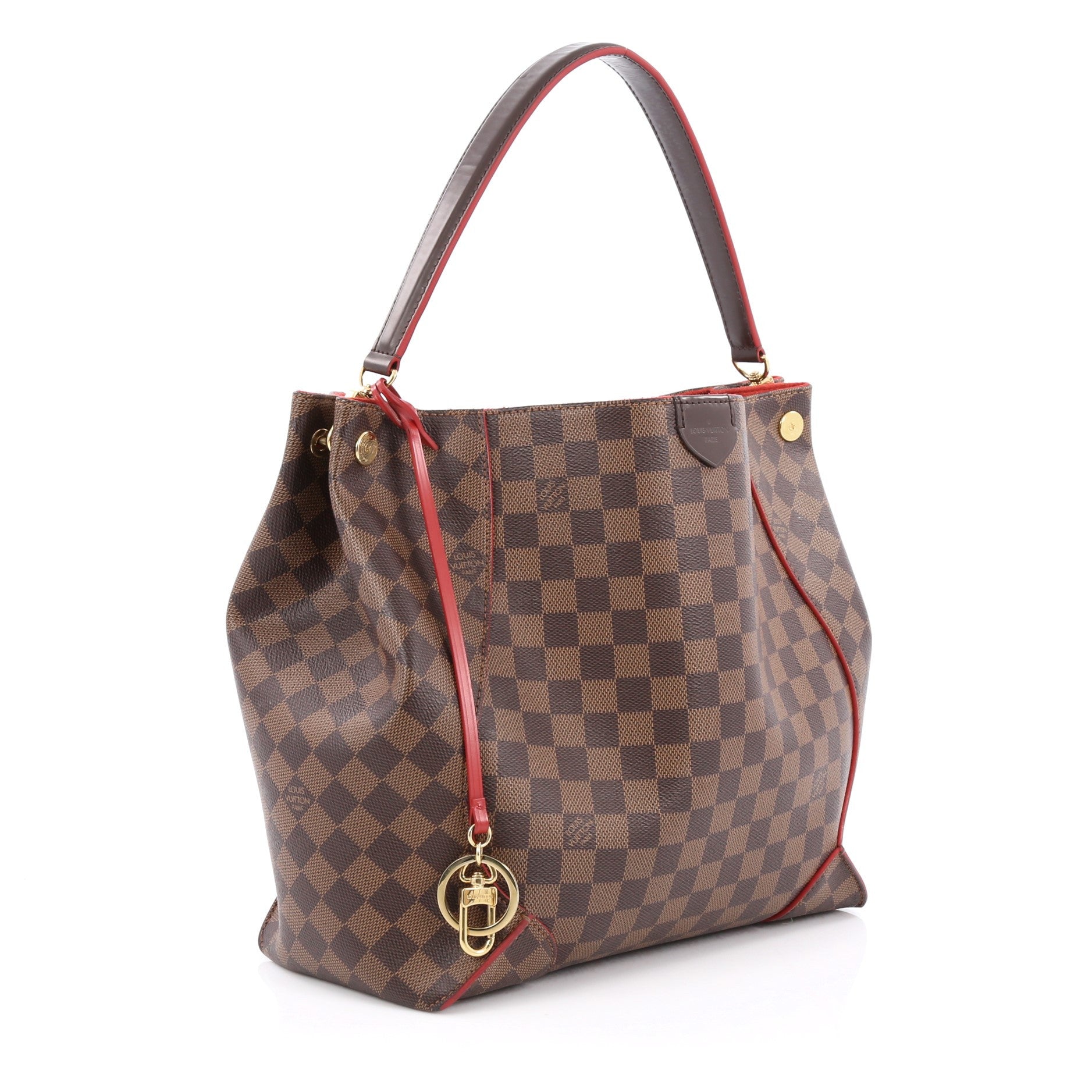 Buy Louis Vuitton Caissa Hobo Damier Brown 1354901 – Trendlee