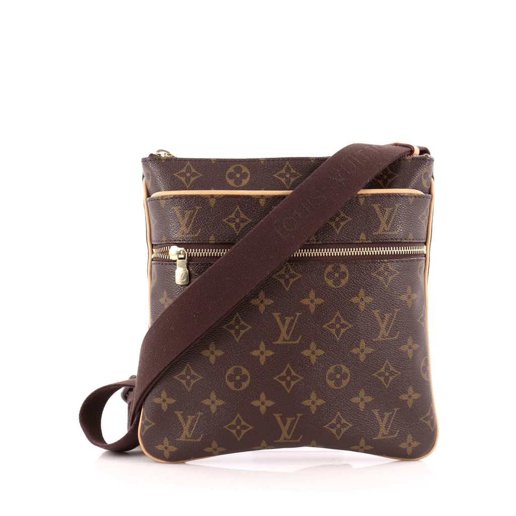 Auth Louis Vuitton Monogram Pochette Valmy Shoulder Bag M40524 Used