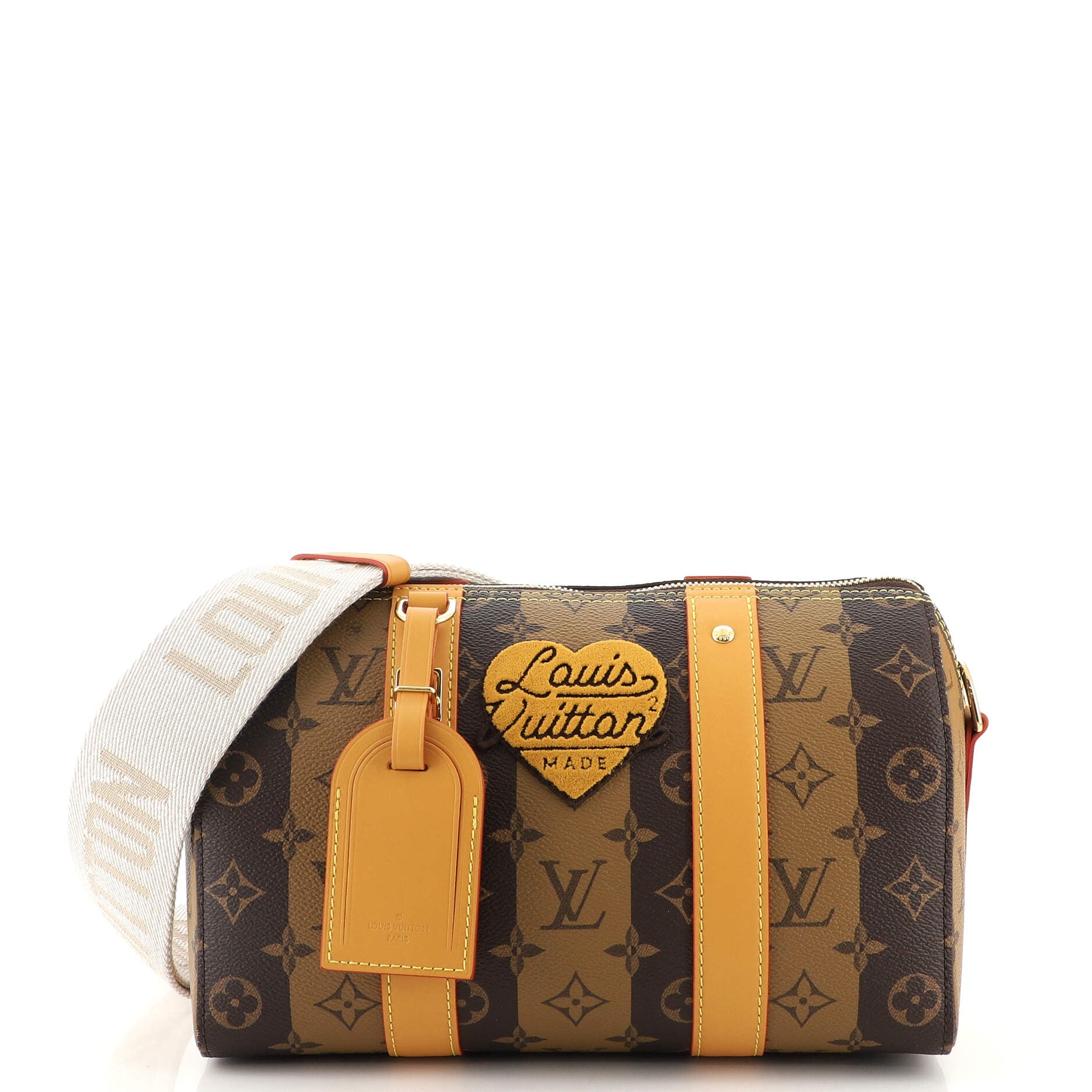 Louis Vuitton Monogram Eclipse Reverse Canvas City Keepall Bag at