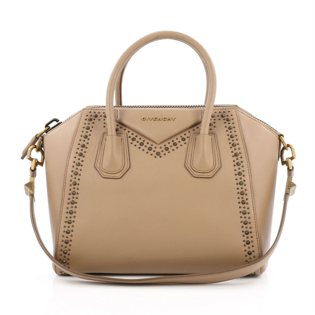 Buy Givenchy Antigona Bag Studded Leather Small Pink 1369304 – Rebag