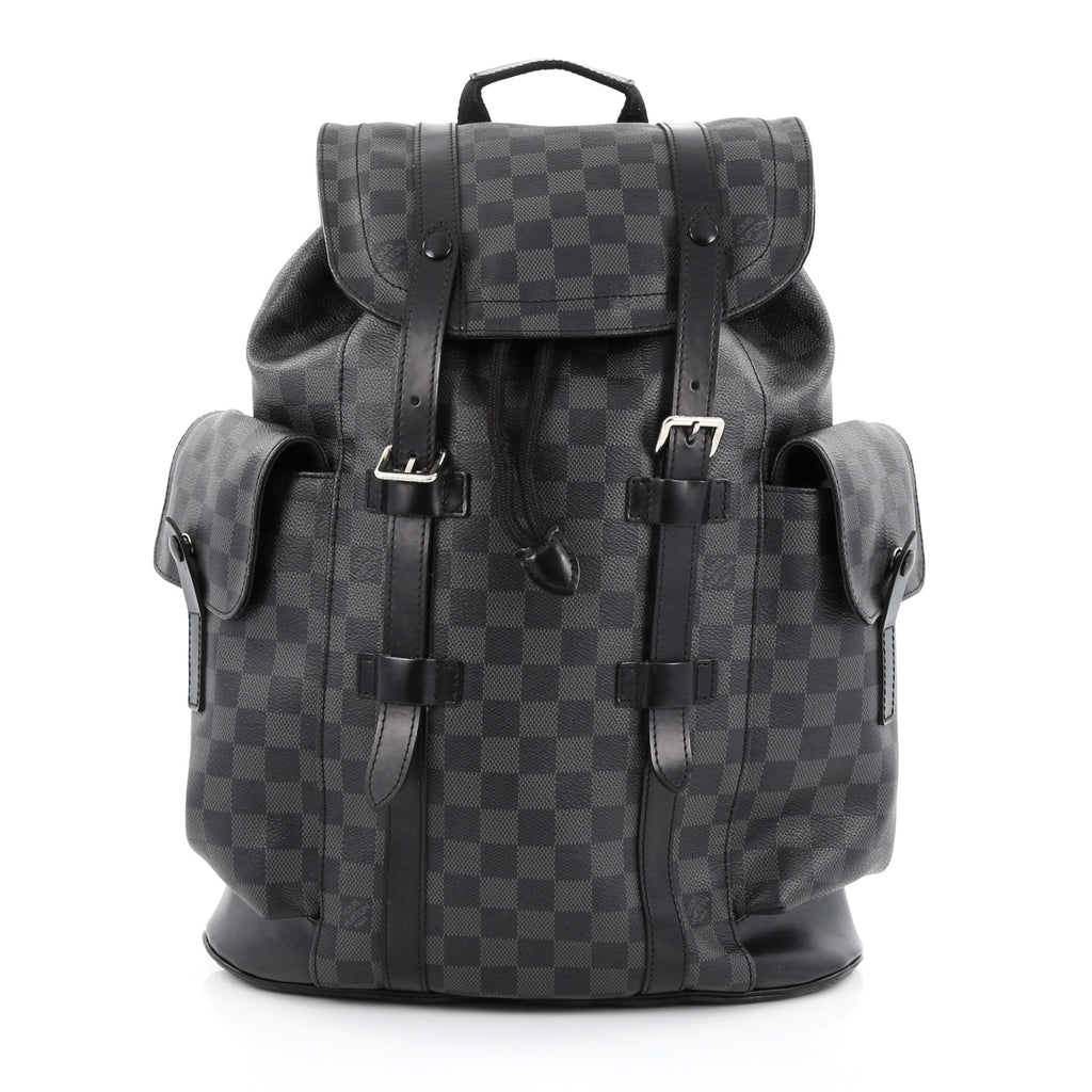 Buy Louis Vuitton Christopher Backpack Damier Graphite PM 1375501 – Rebag