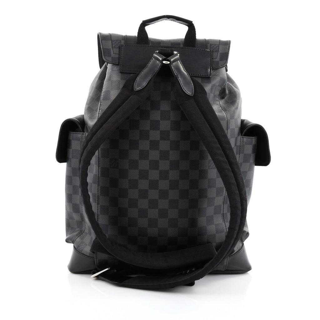 Buy Louis Vuitton Christopher Backpack Damier Graphite PM 1375501 – Rebag